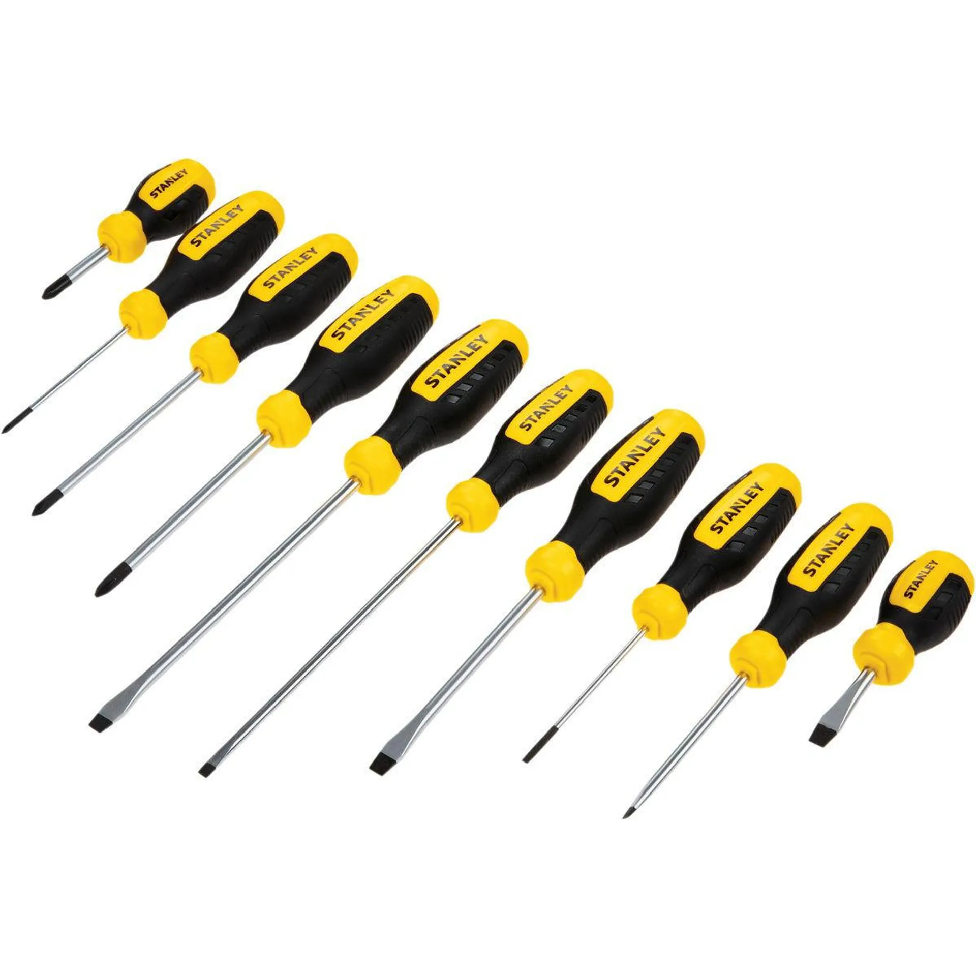 Stanley Phillips & Slotted Screwdriver Set (10-Piece)