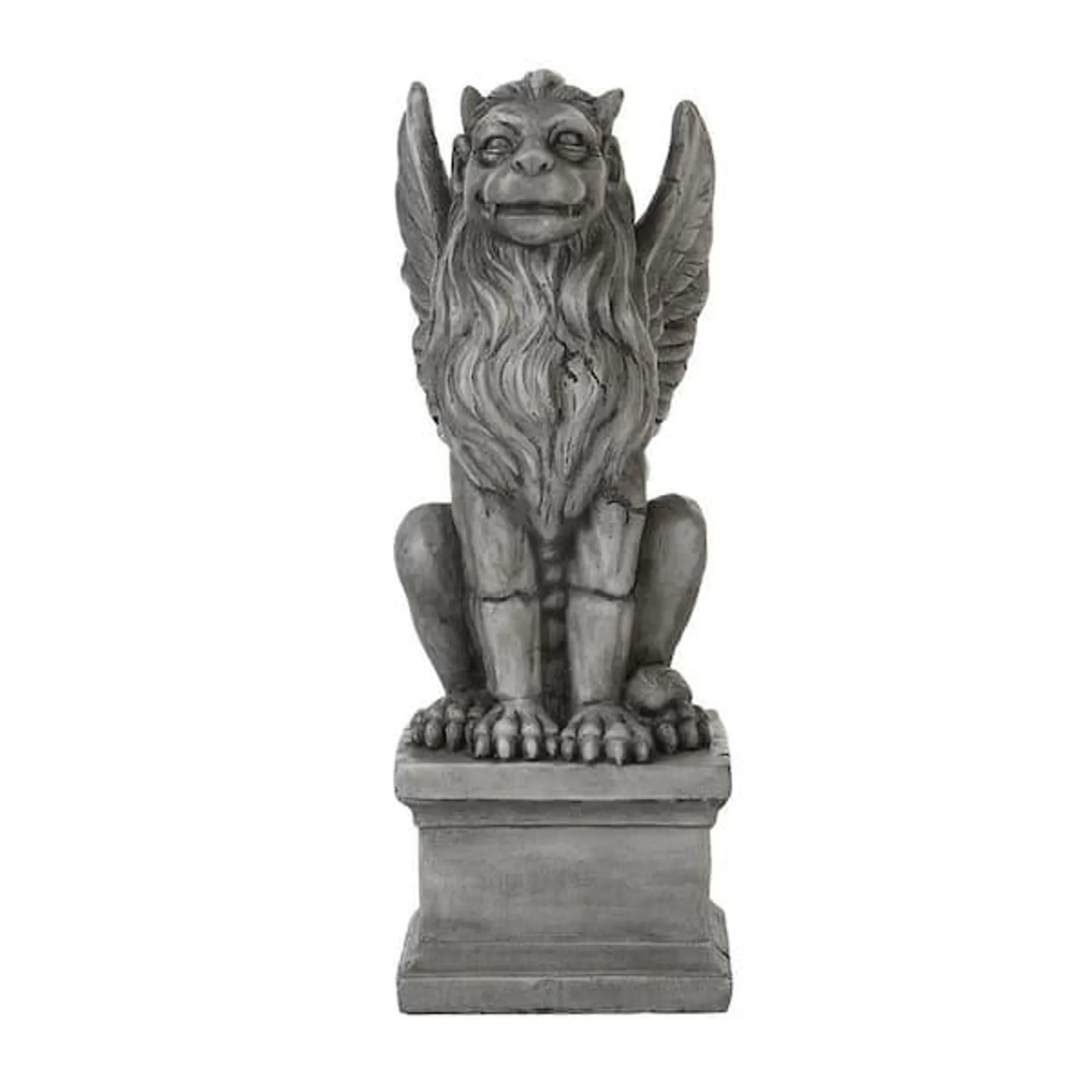 24 in. Concrete Gryphon Statue