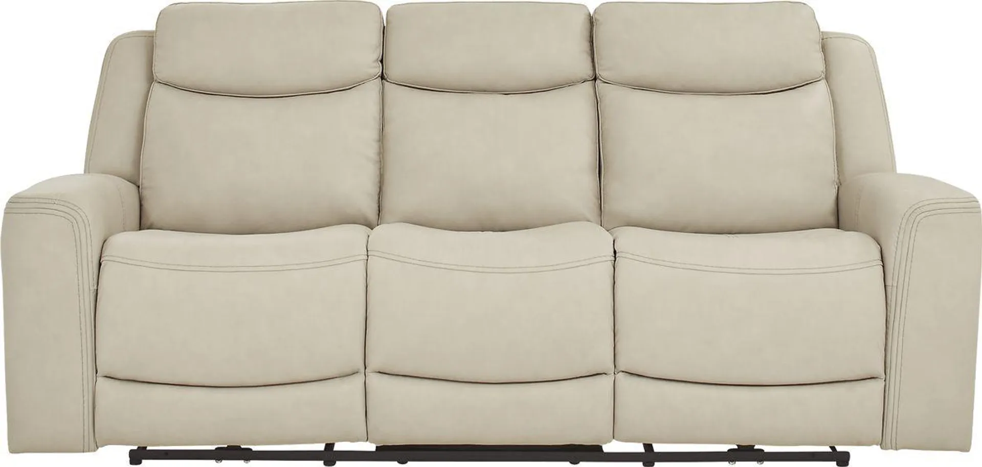 Davidson Leather Dual Power Reclining Sofa