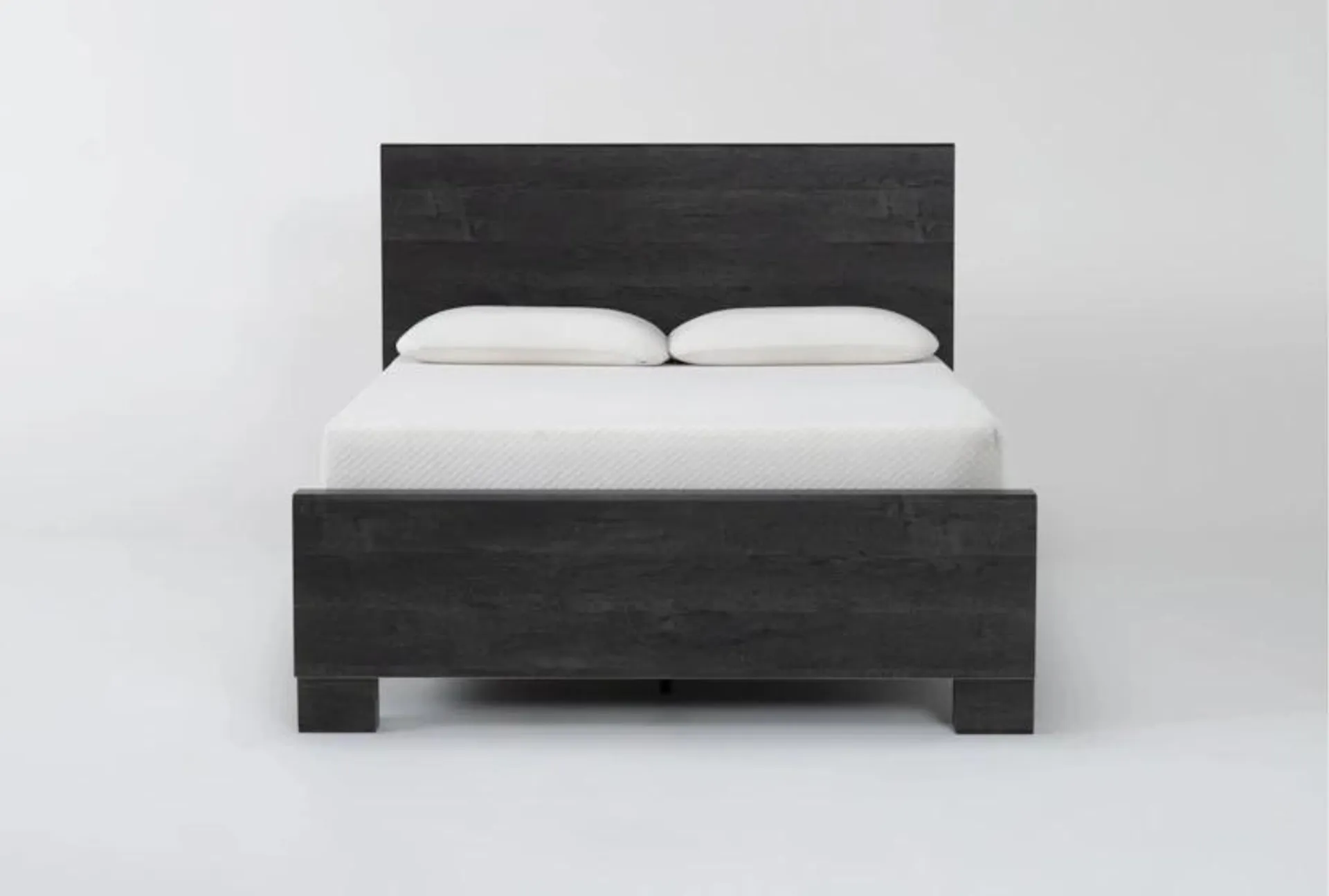 Derrie Black King Panel Bed