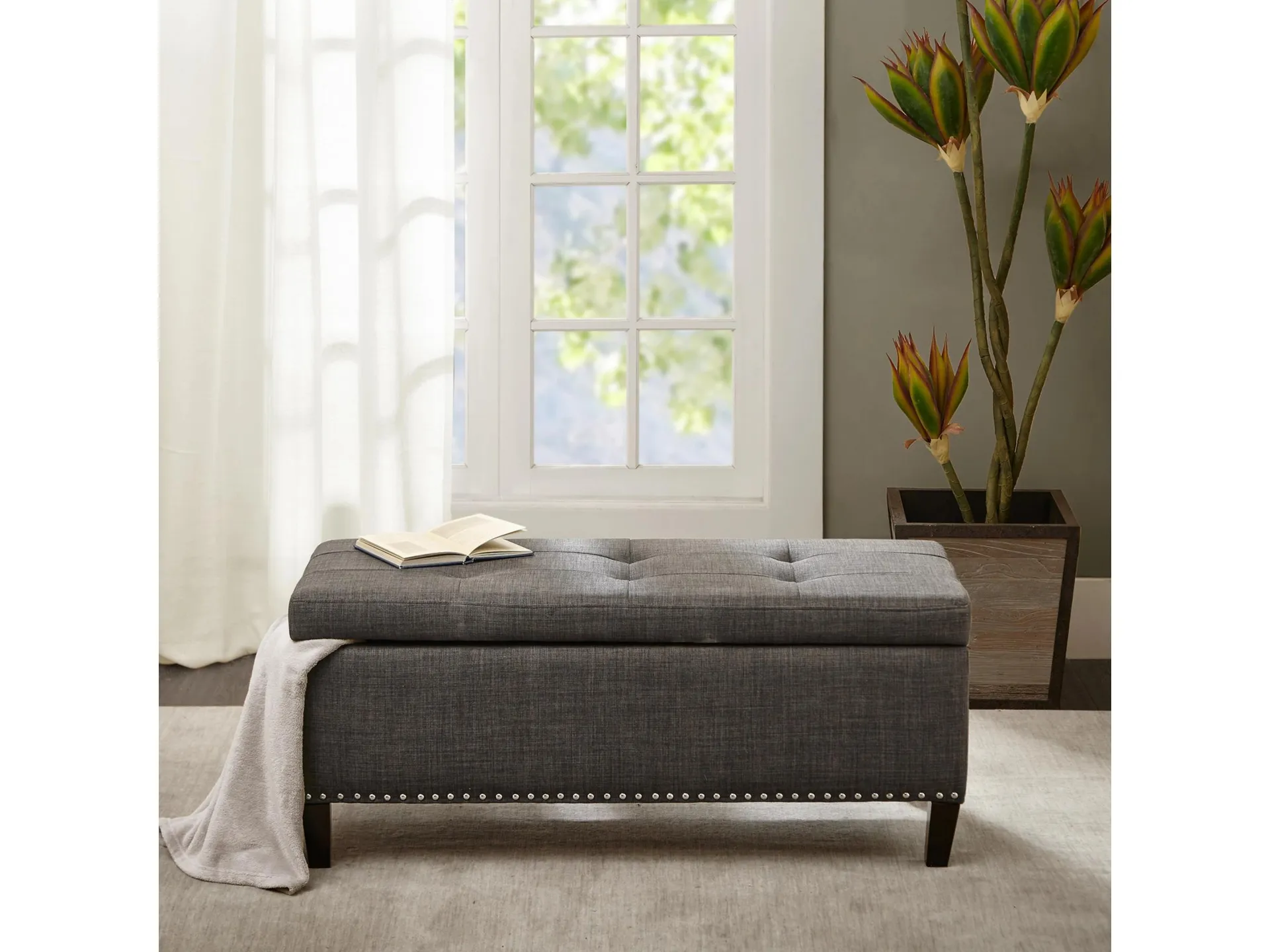 Tahlia Tufted Top Soft Close Storage Bench