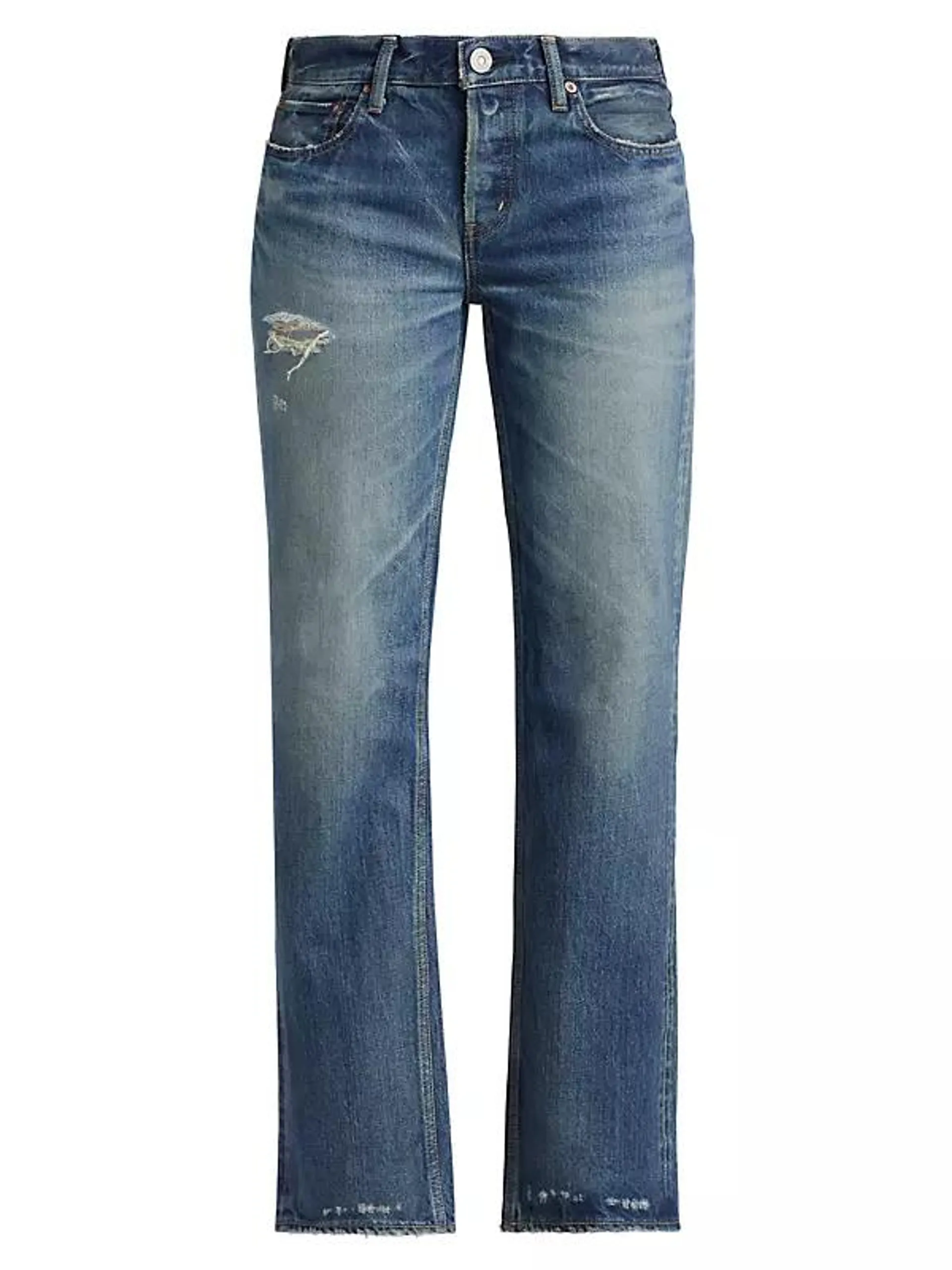 Flemington Low-Rise Cropped Flare Jeans