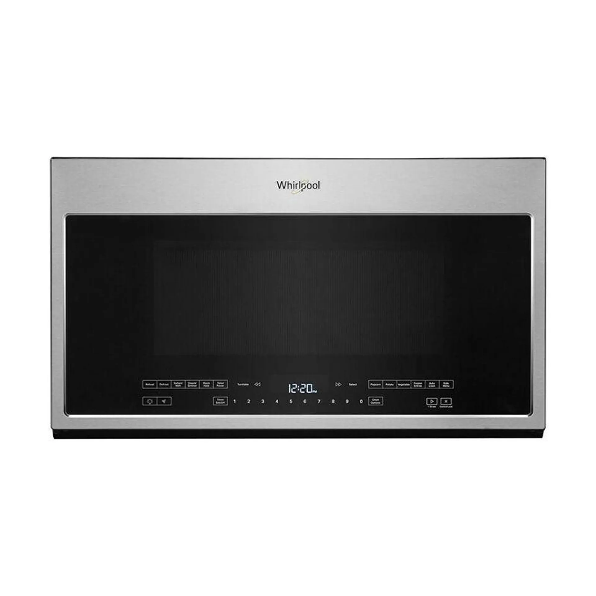 Whirlpool 30" 2.1 Cu. Ft. Over-the-Range Microwave with 10 Power Levels, 300 CFM & Sensor Cooking Controls - Fingerprint Resistant Stainless Steel