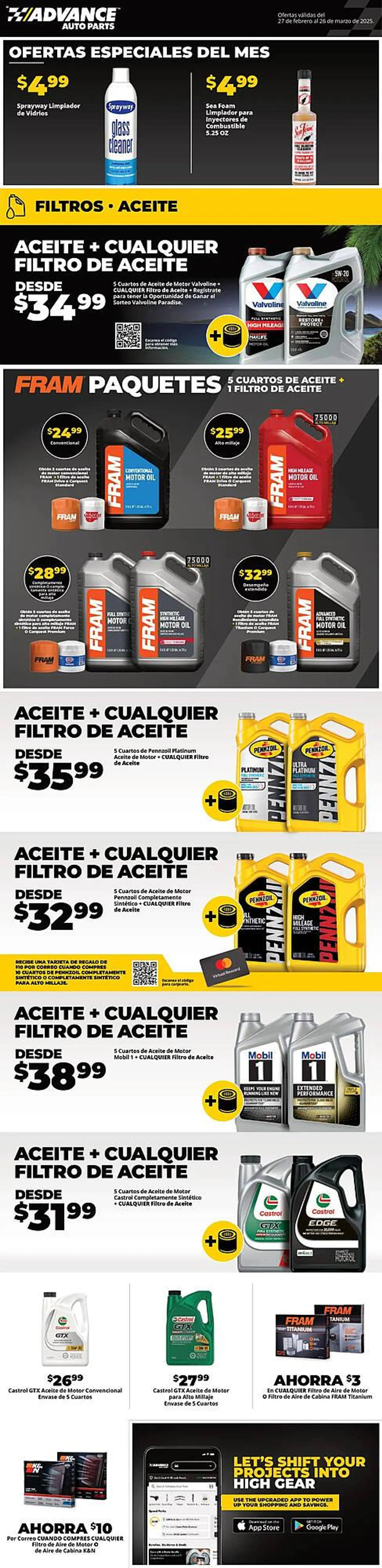 Advance Auto Parts Weekly Ad - 1