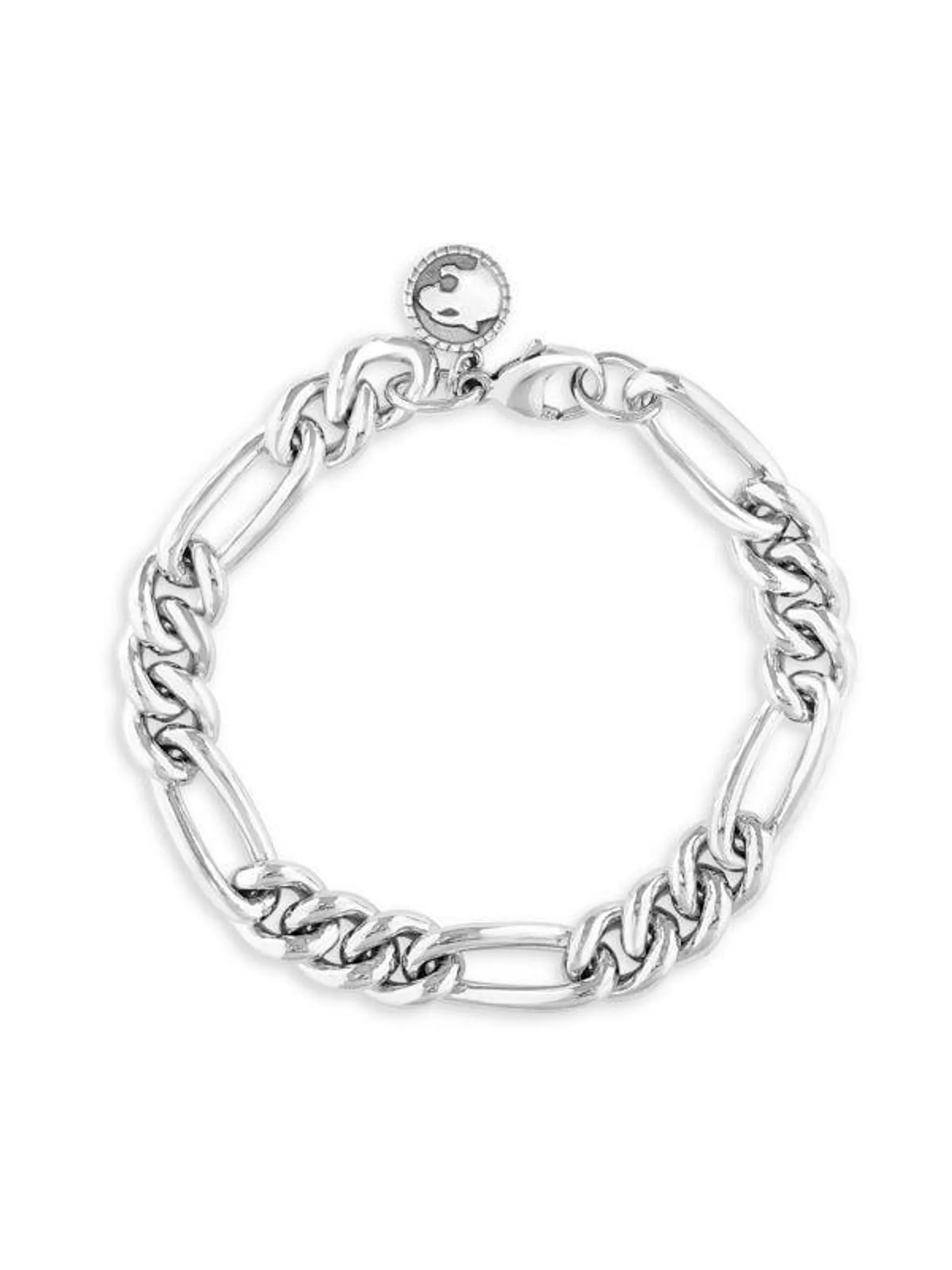 Sterling Silver Figaro Chain Bracelet