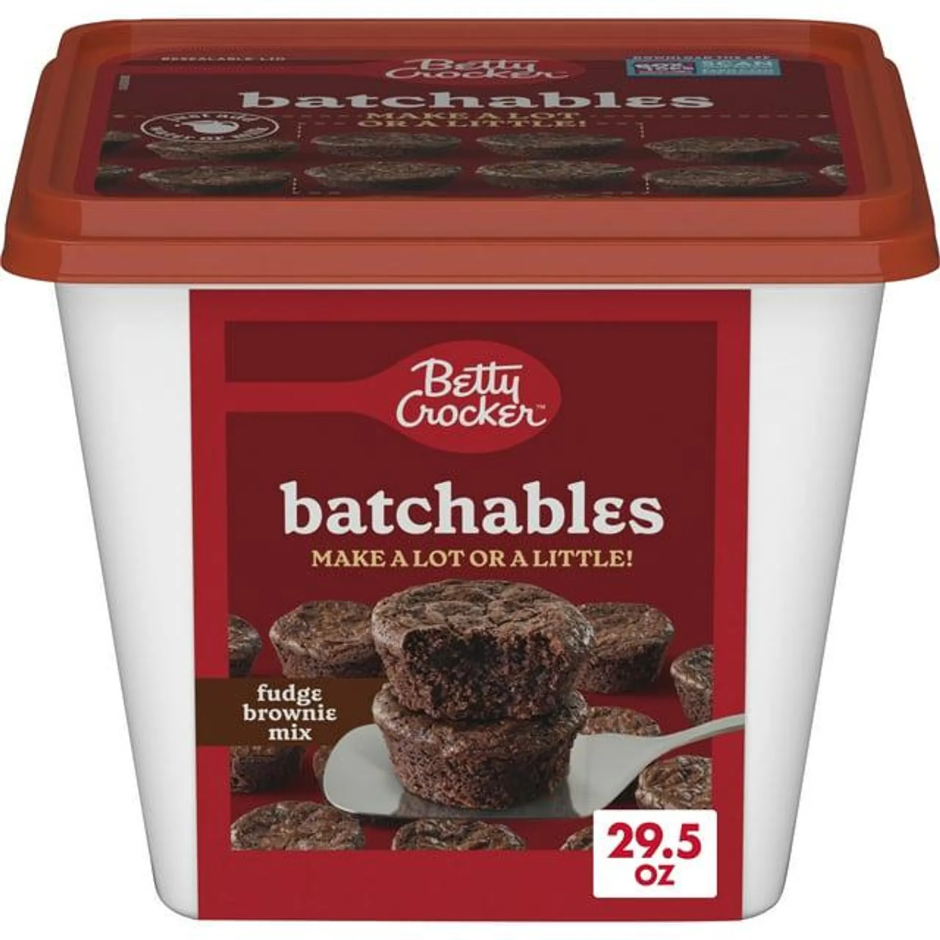 Betty Crocker Batchables Fudge Brownie Mix, Mix and Bake 4 to 12 per batch, 29.5 oz.