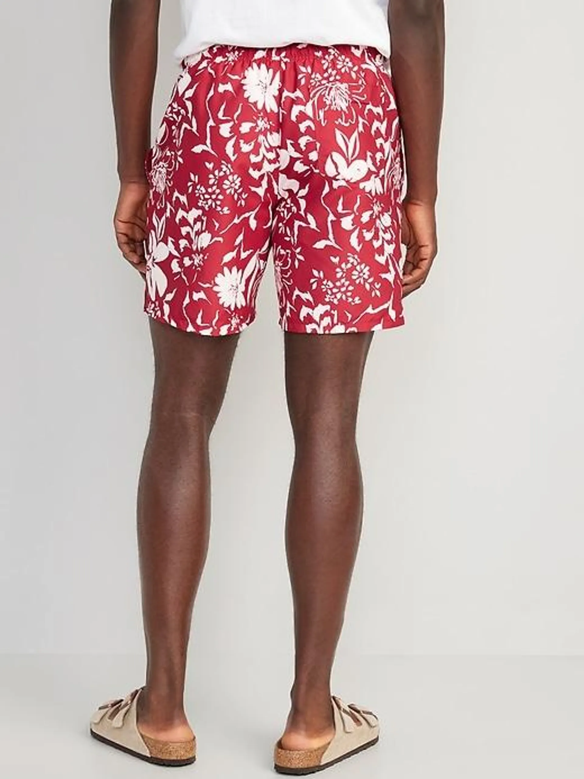 Printed Swim Trunks --7-inch inseam