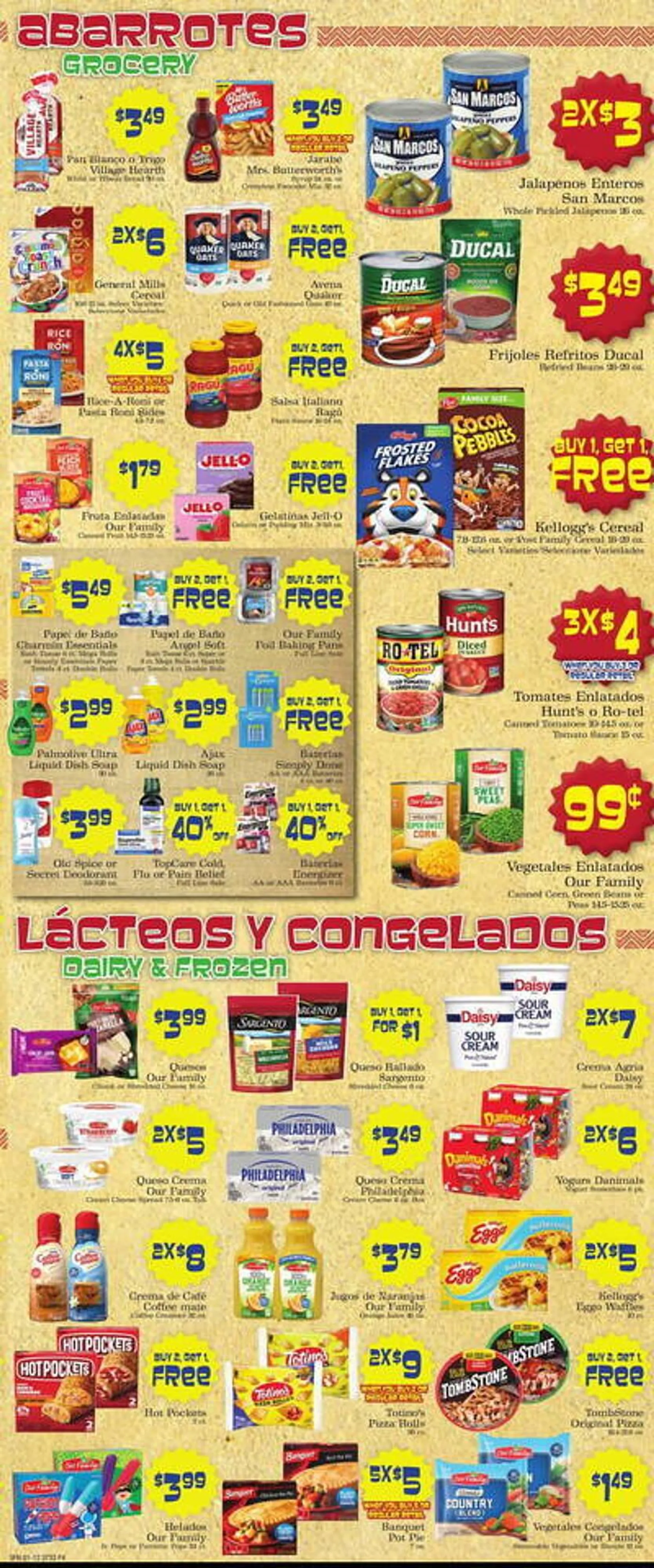 Weekly ad Supermercado Nuestra Familia Weekly Ad from January 12 to January 18 2025 - Page 4