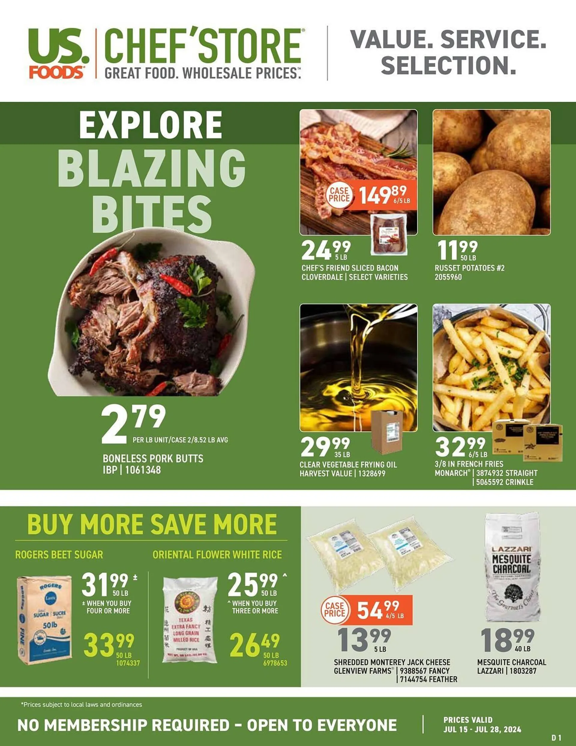 US Foods Chefs Store Weekly Ad - 1