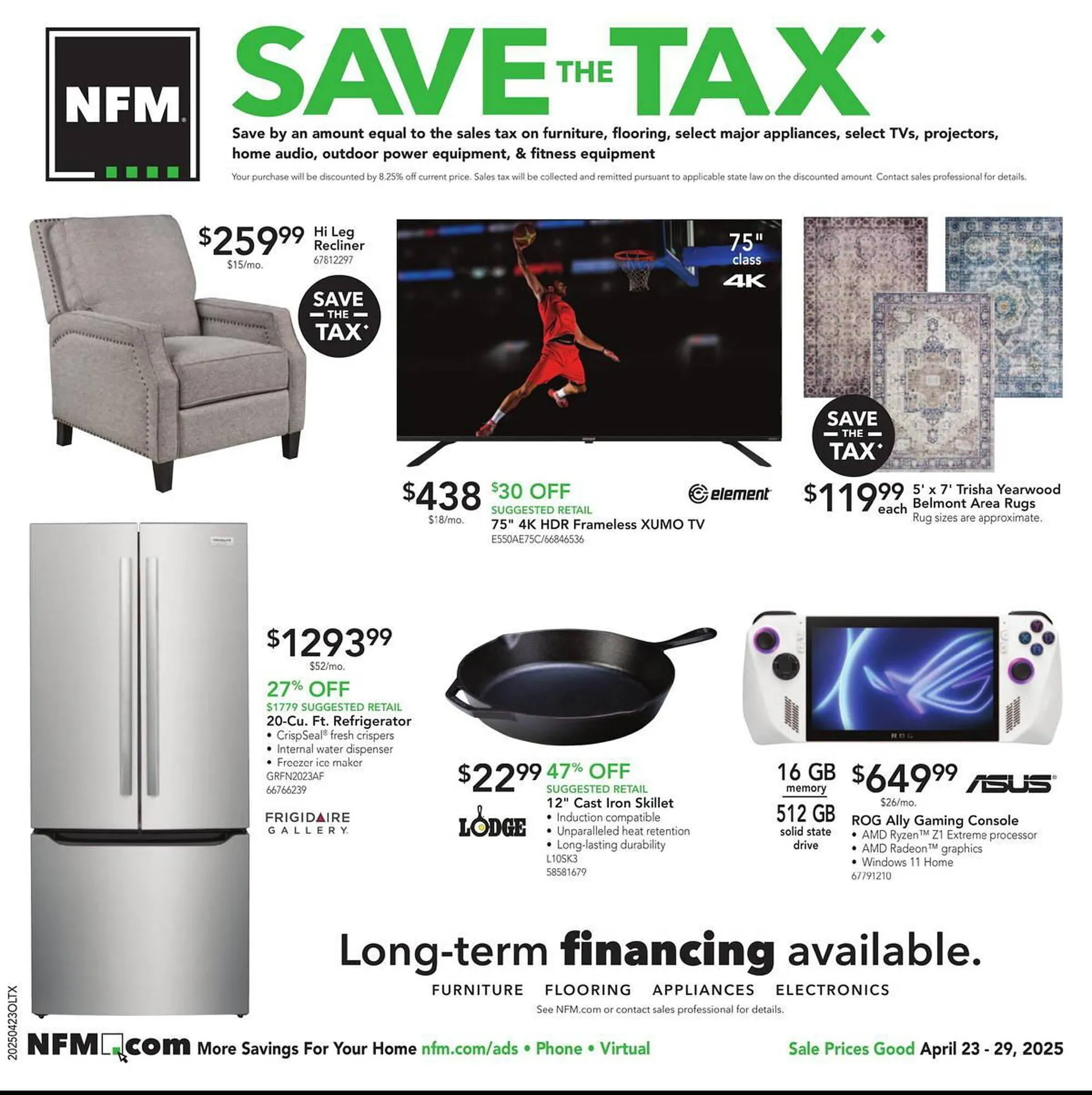 Nebraska Furniture Mart Weekly Ad - 1