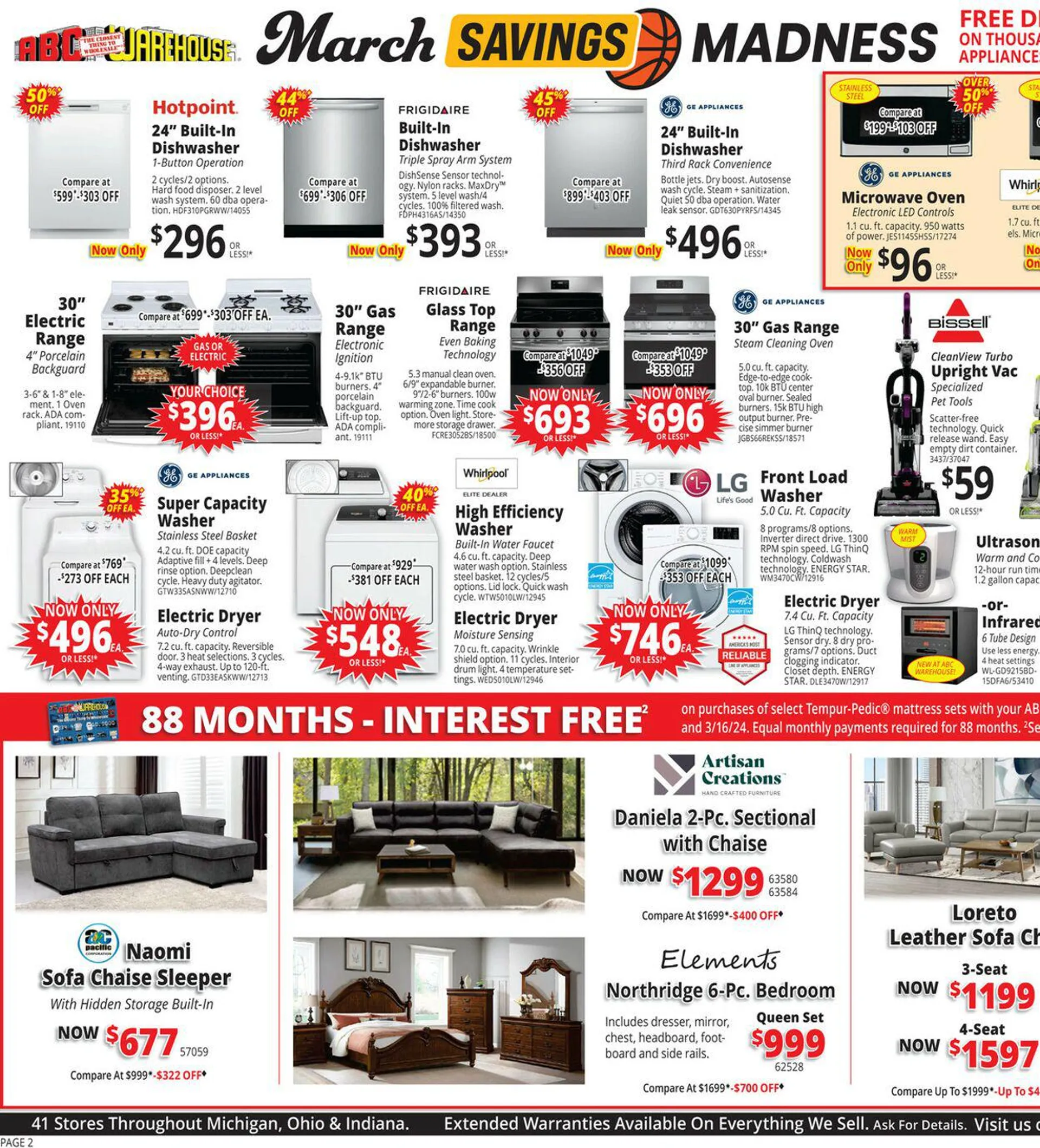 Weekly ad ABC Warehouse Current weekly ad from March 10 to March 16 2024 - Page 2