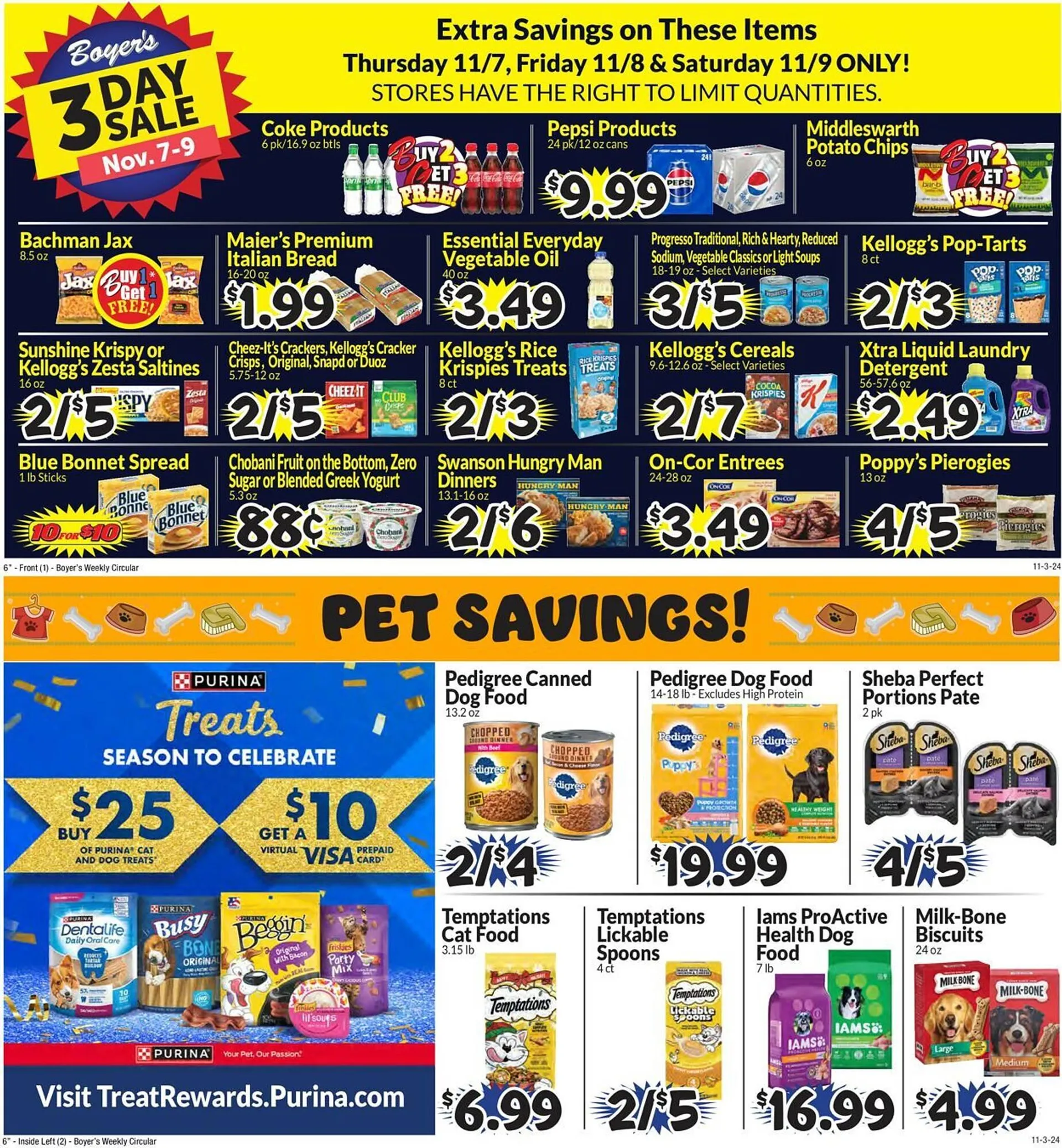 Boyers Food Markets Weekly Ad - 1