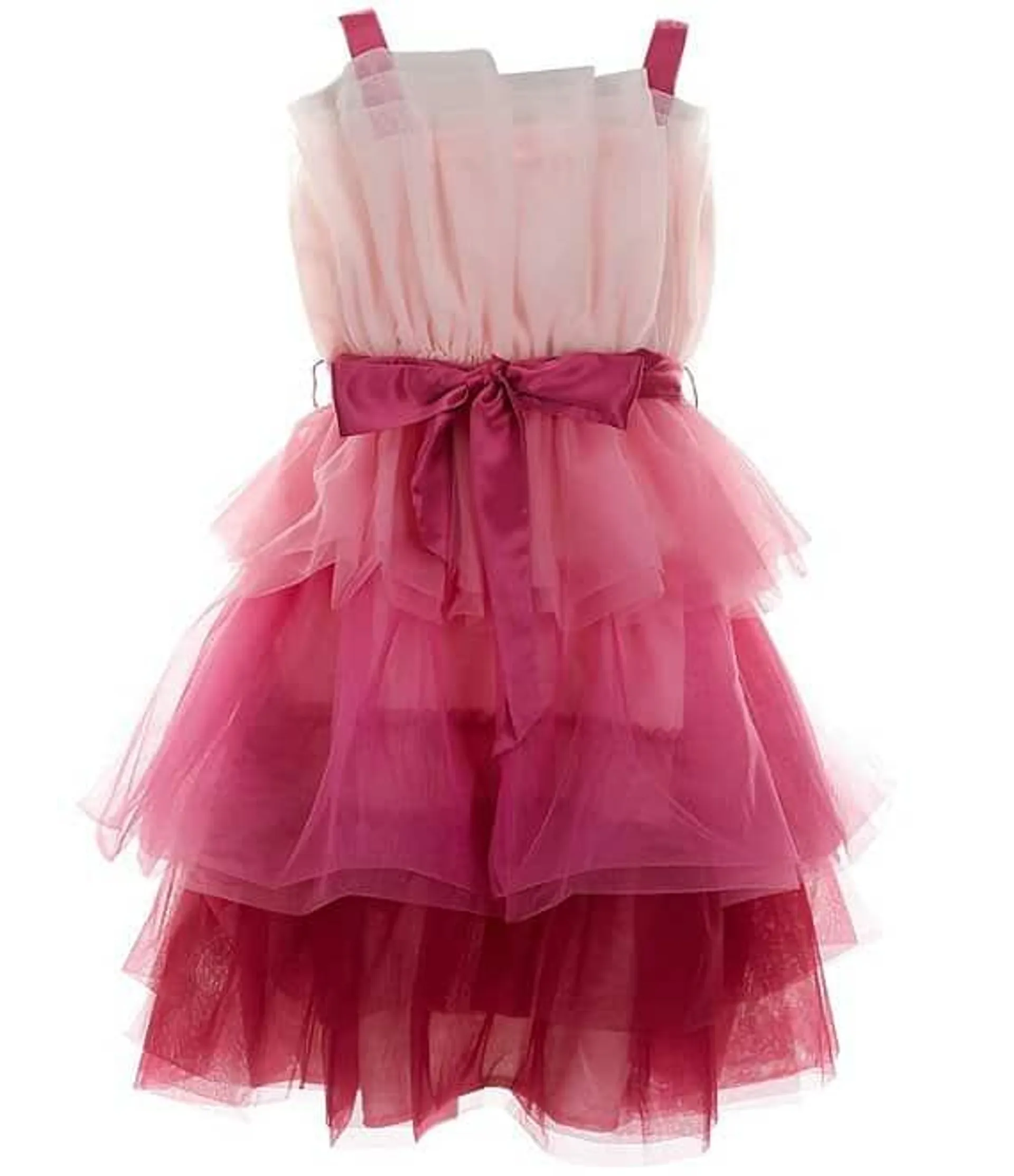 Big Girls 7-16 Ombre Ruffle Tulle Dress