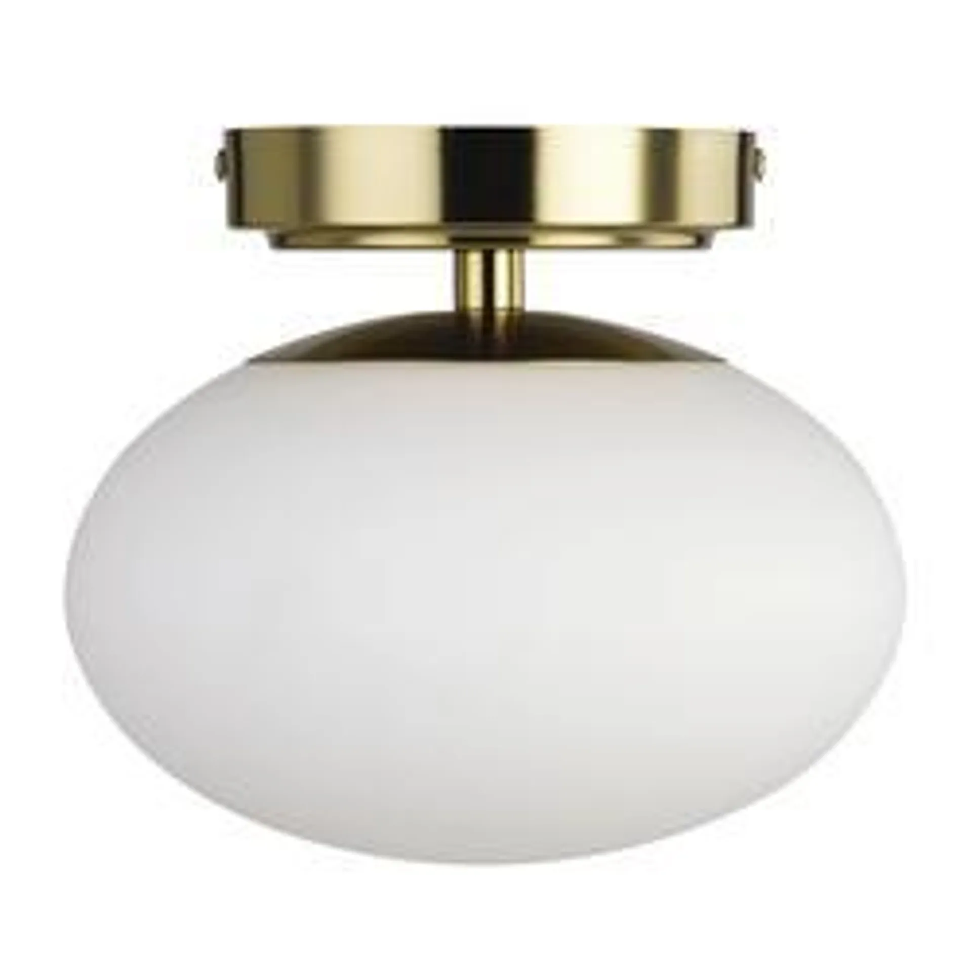 Patriot Lighting® Musette Gold 1-Light Semi-Flush Mount Ceiling Light