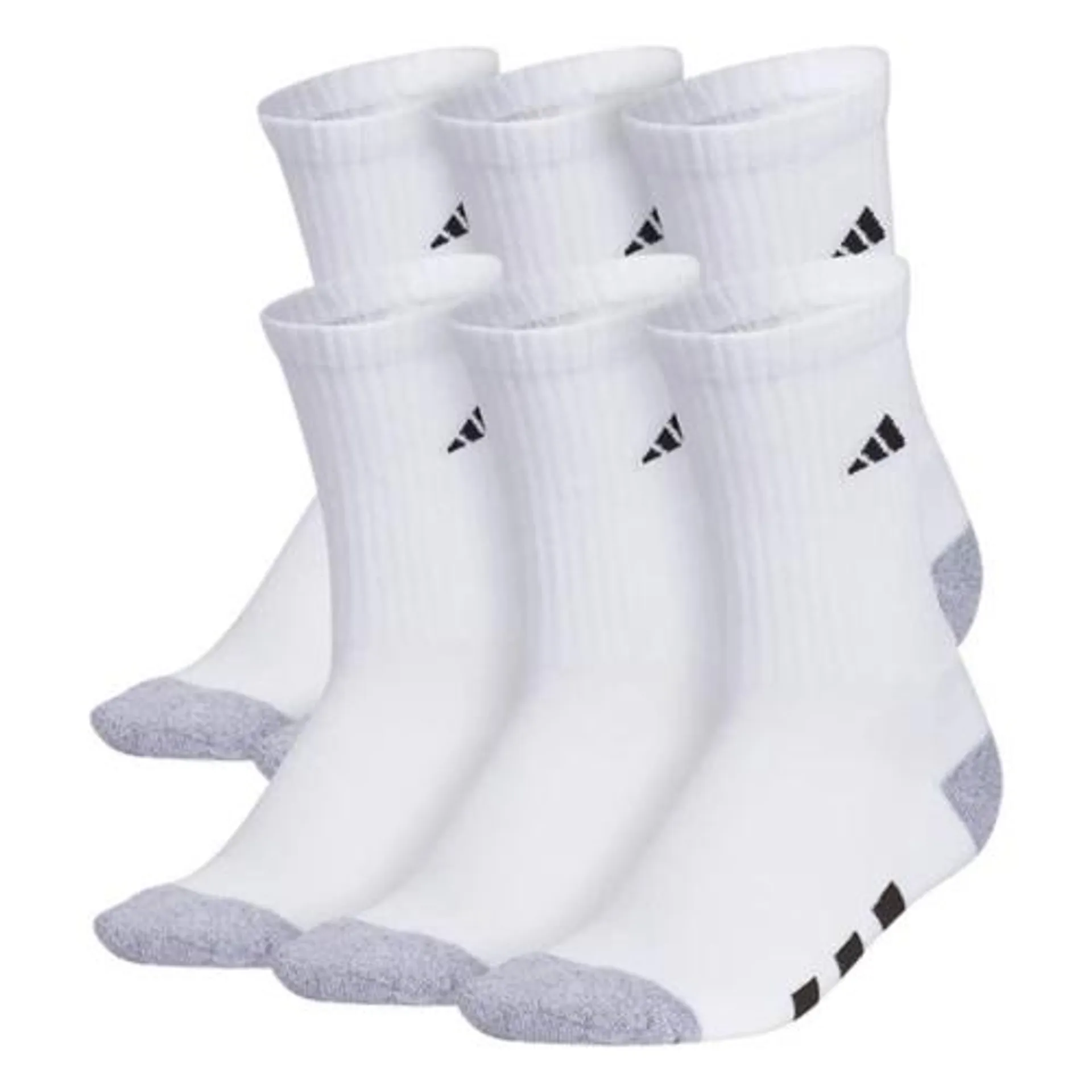 Youth adidas Cushioned 6 Pack Crew Socks