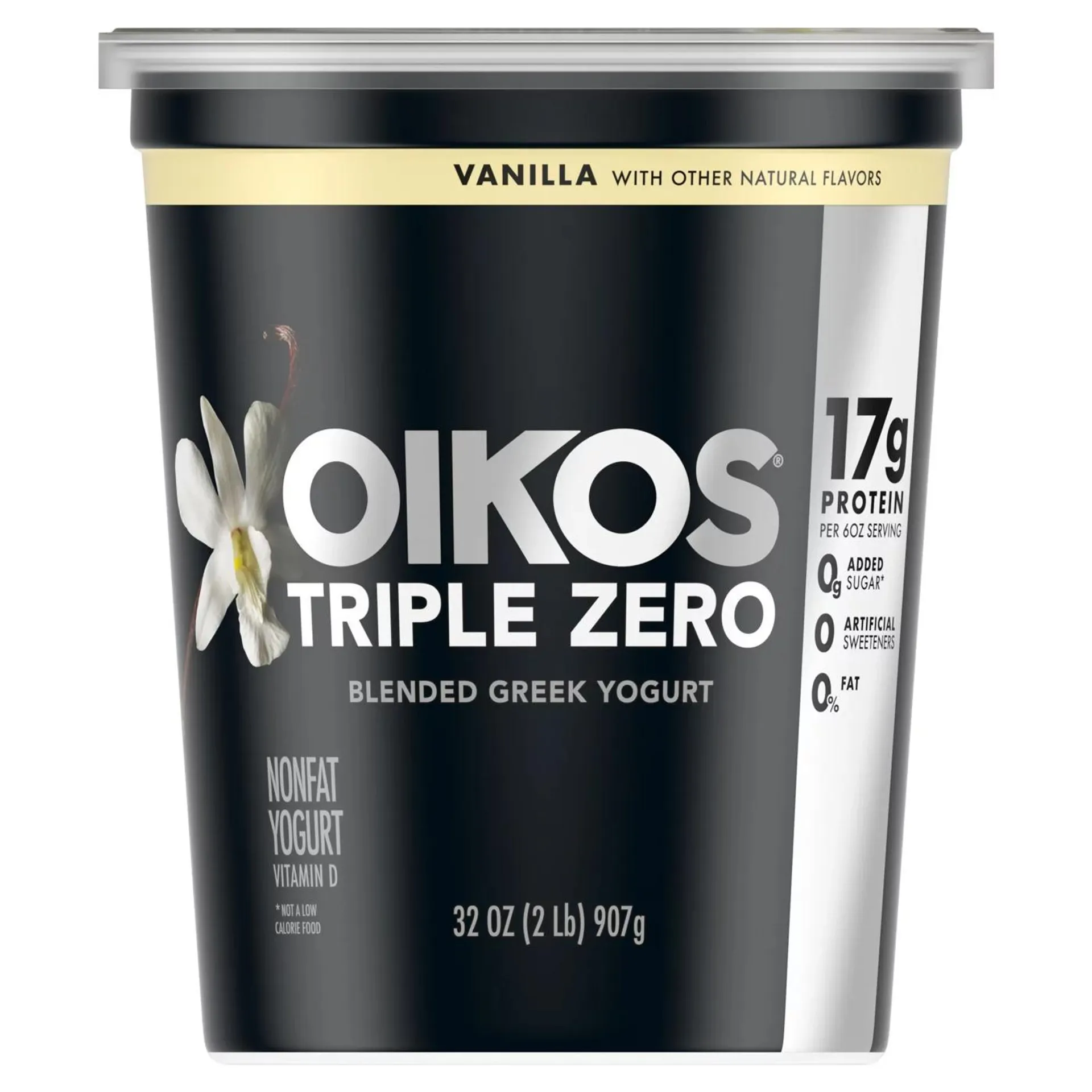 Dannon Oikos Triple Zero Vanilla Greek Yogurt