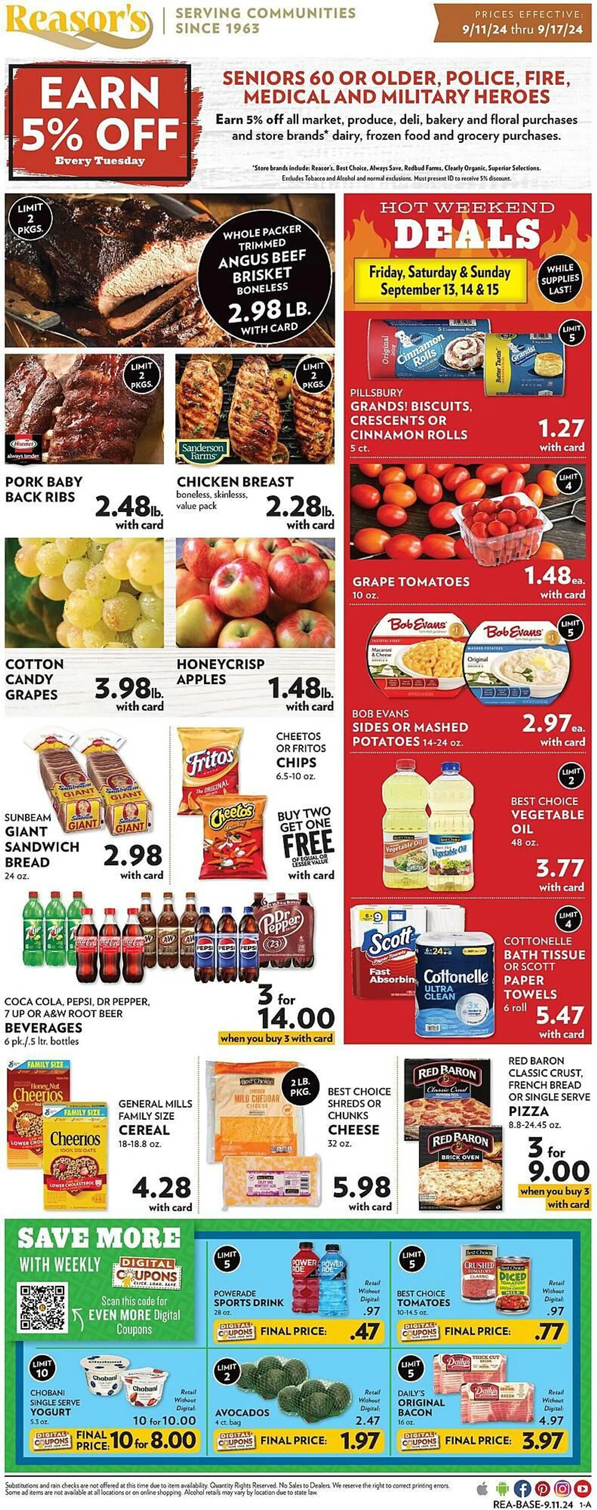 Reasors Weekly Ad - 1