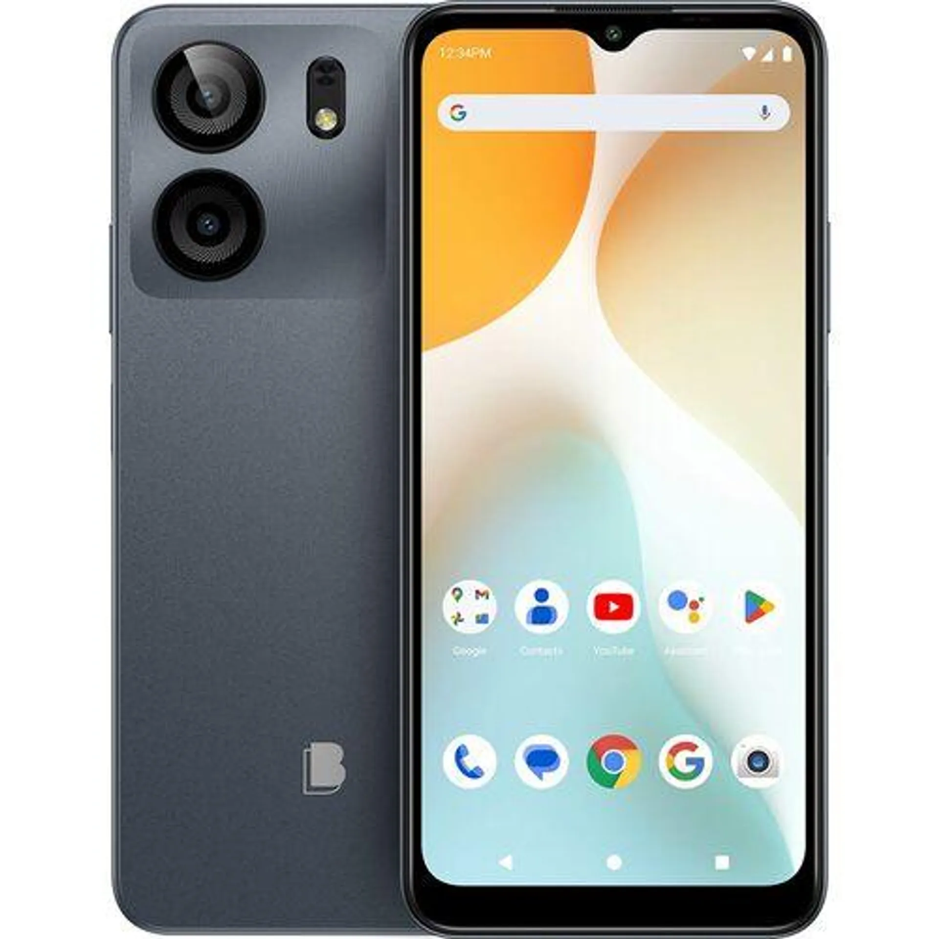 F5 5G 6.6" 128GB Storage+12GB (4GB+8GB Xtra RAM) HD+ 90Hz Infinity Display Dual 13MP Camera 8MP Gray Unlocked Smartphone