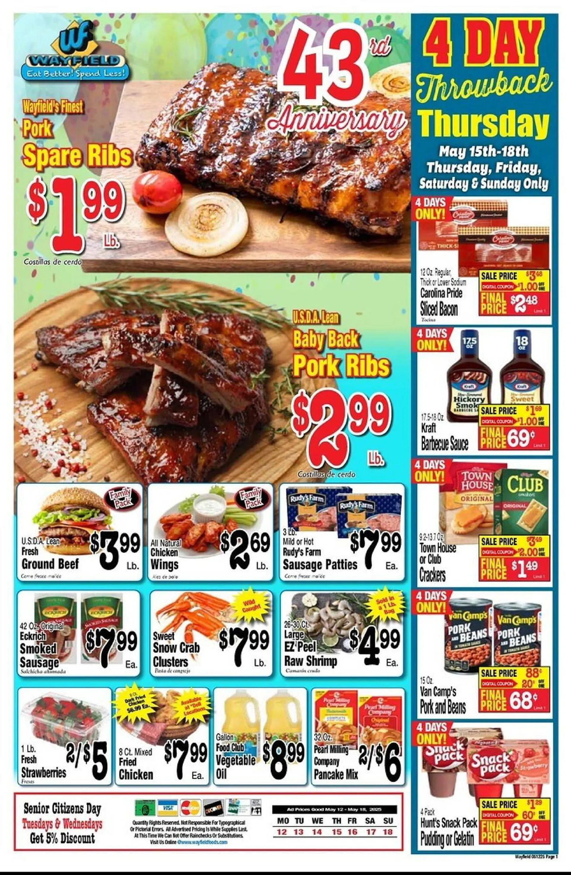Wayfield Weekly Ad - 1
