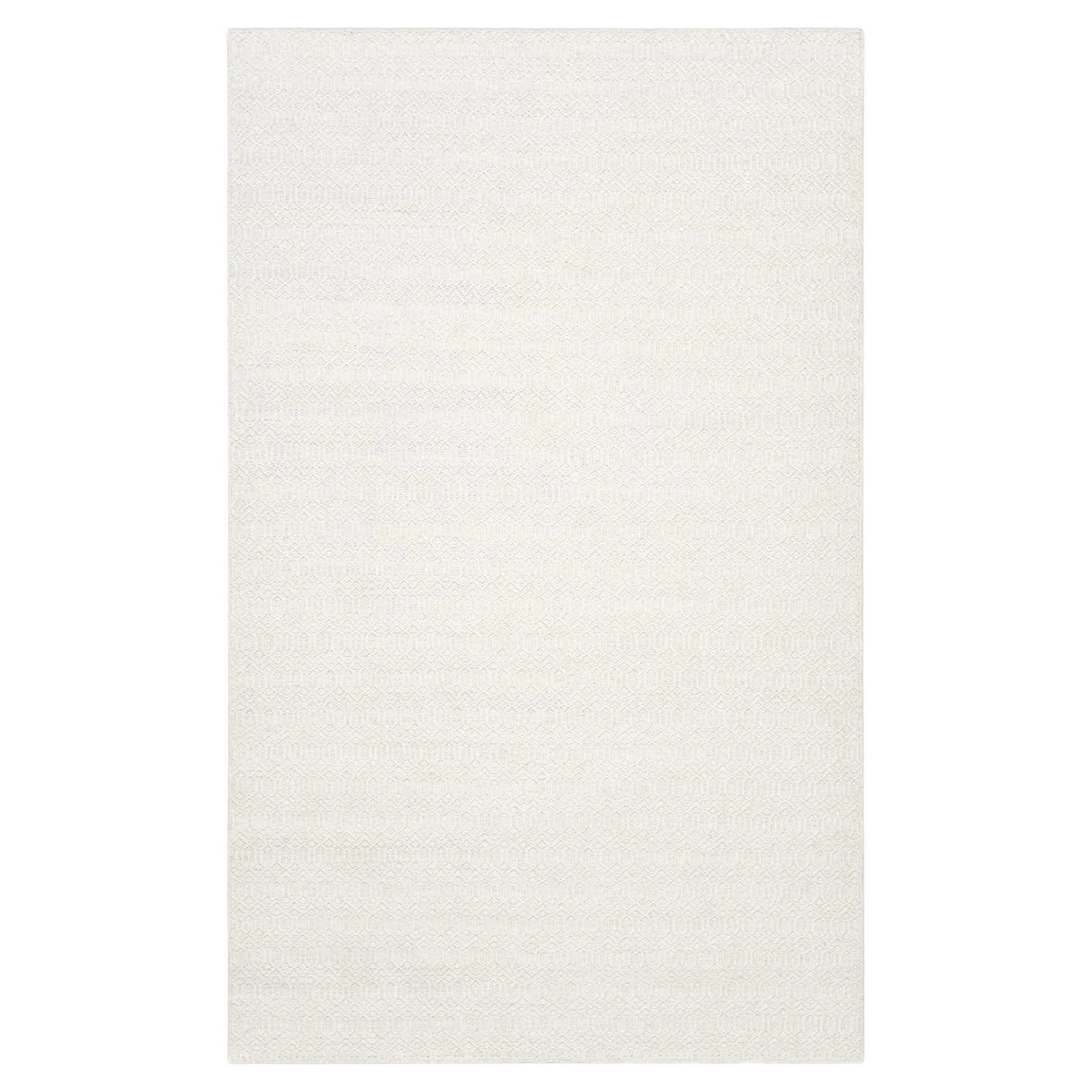 Solo Rugs Flatweave Geometric Hand Woven Ivory Area Rug