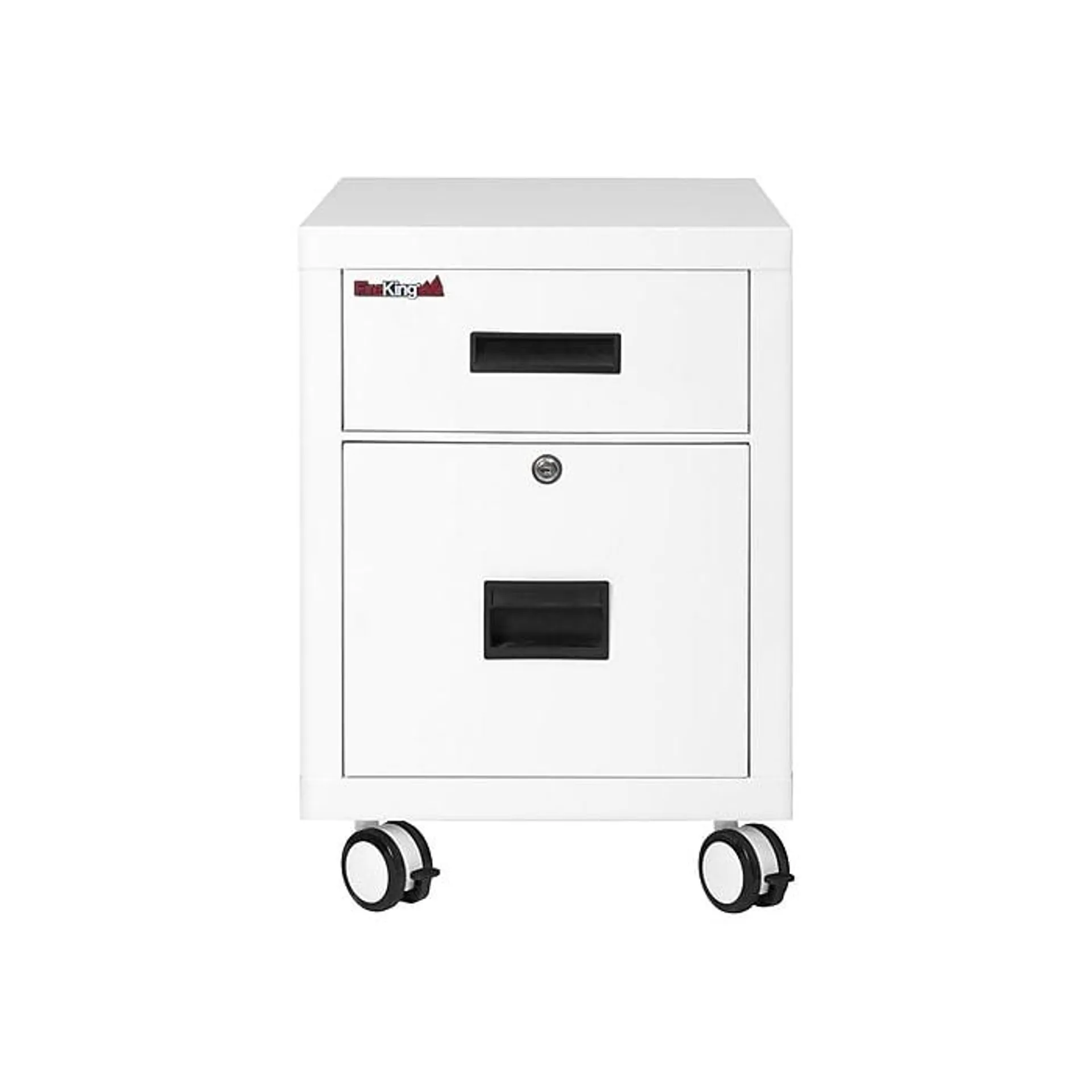 FireKing 2-Drawer Mobile Vertical File Cabinet,