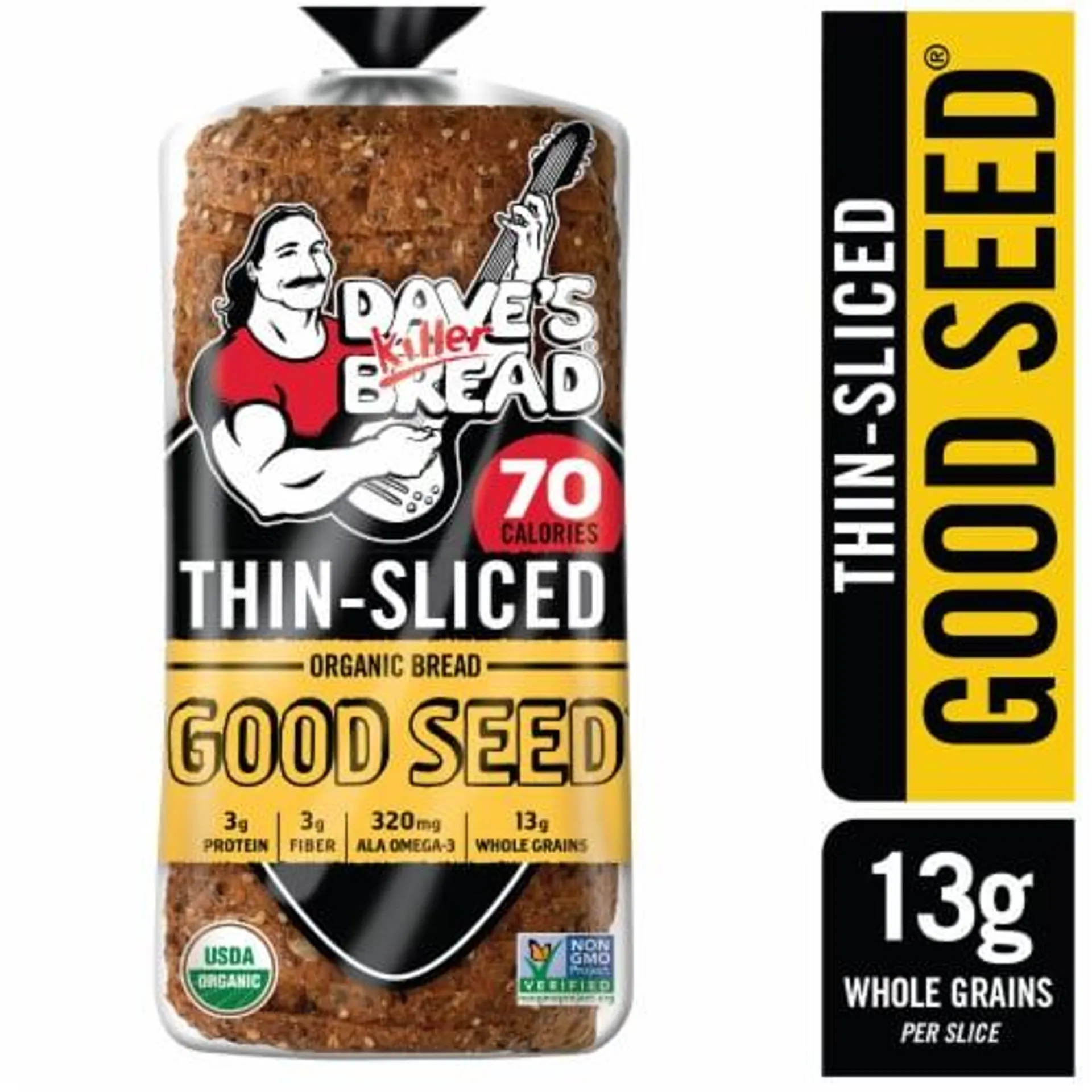 Dave's Killer Bread Organic Thin Sliced Good Seed Whole Grain Bread