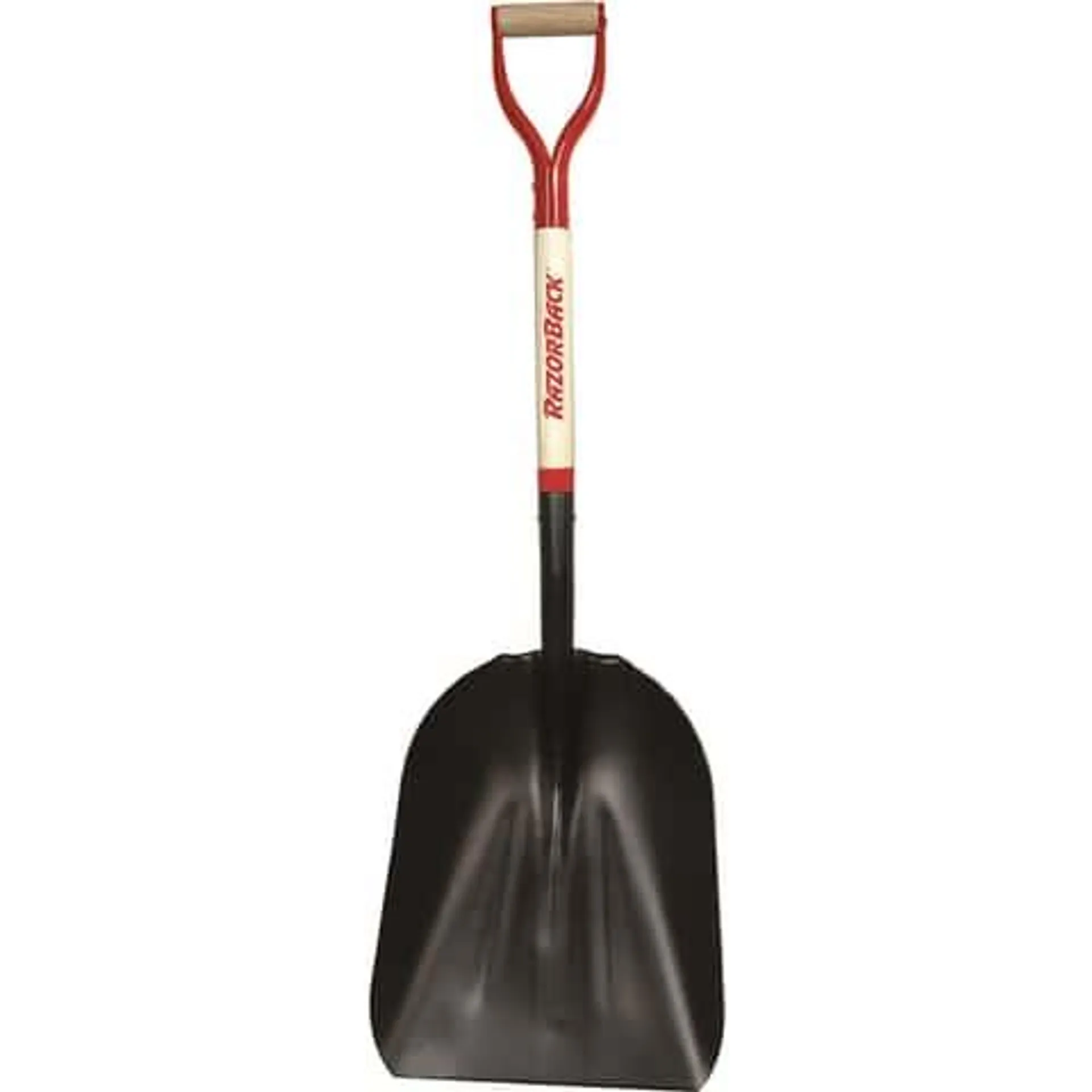 Razor-Back 44.5 in. Steel Scoop Western Pattern Shovel Wood Handle