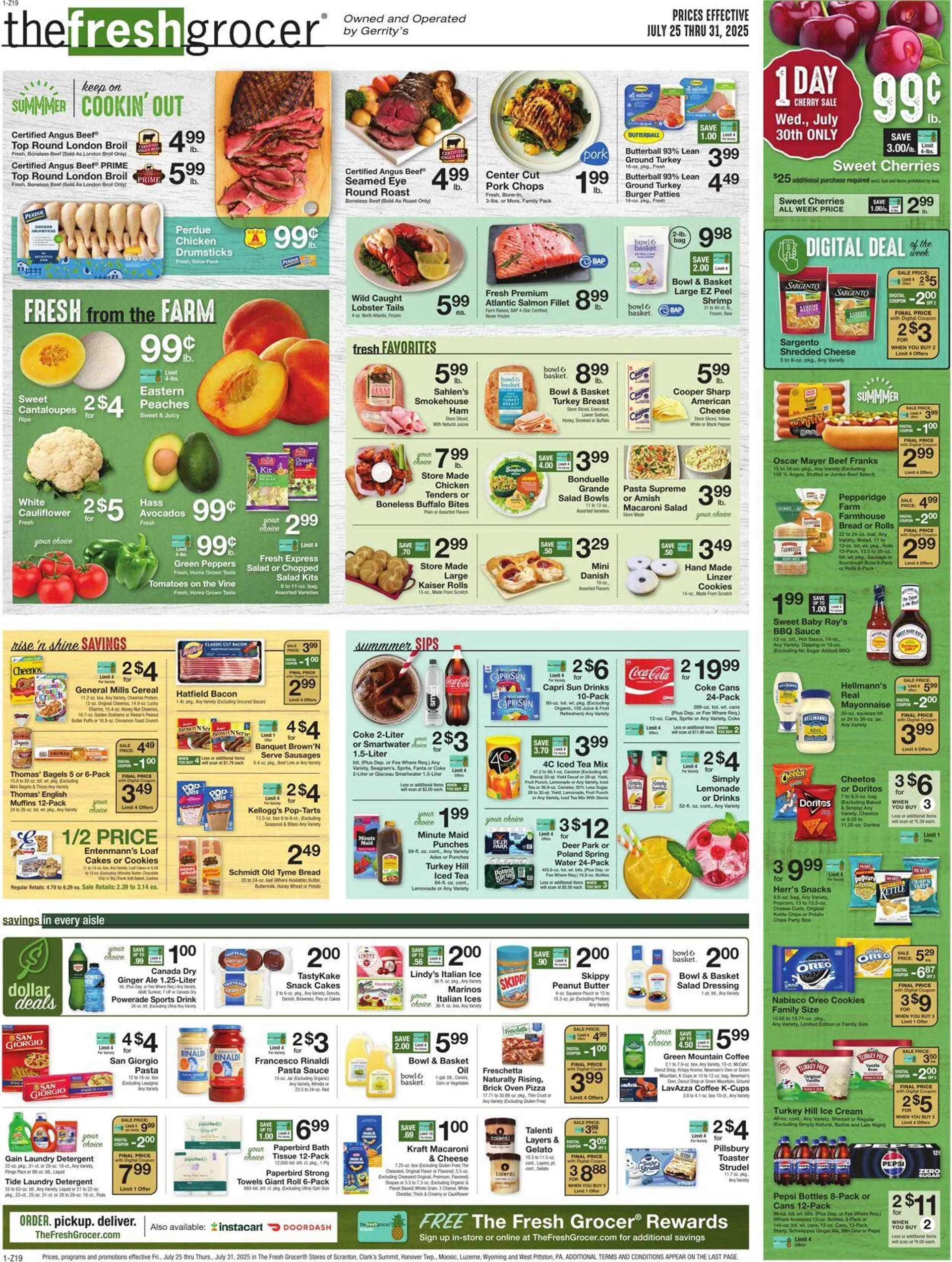 Weekly ad Gerrity's Supermarkets Current weekly ad from July 24 to July 31 2025 - Page 1