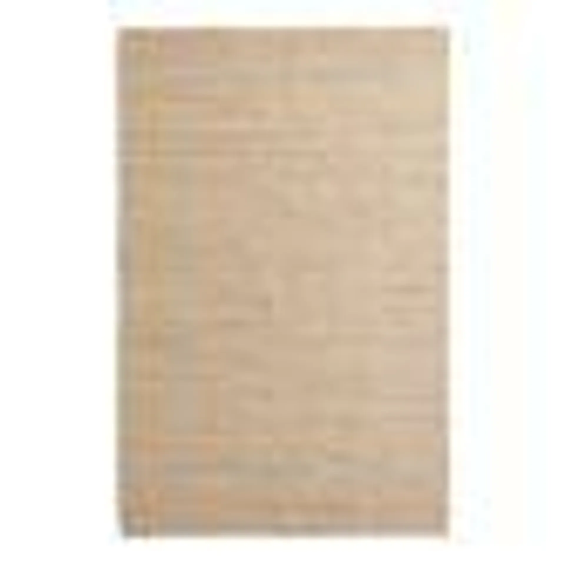 Natural Woven Jute and Cotton Reversible Area Rug