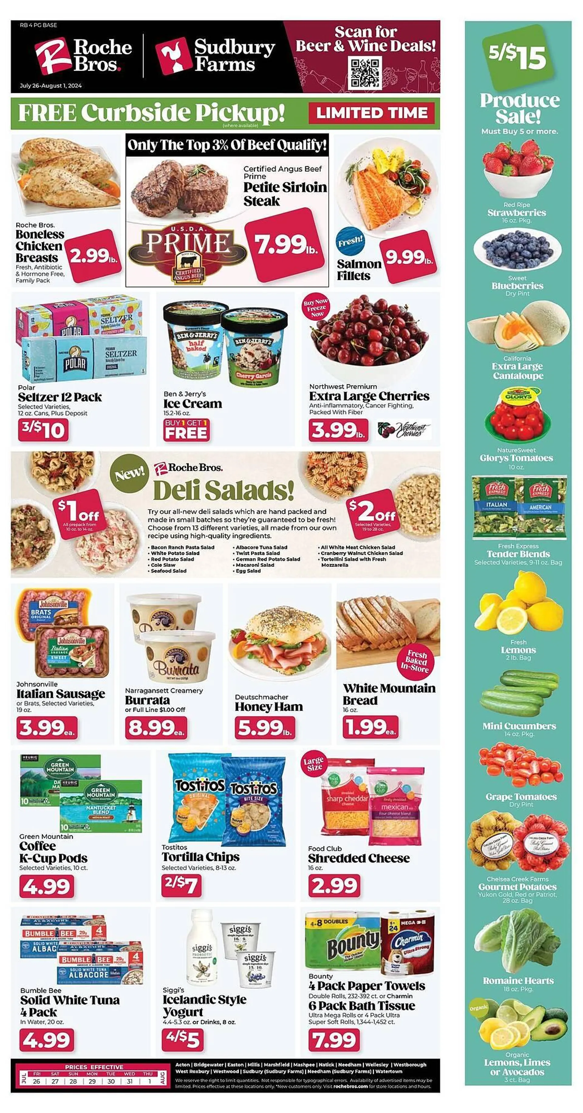 Roche Bros Weekly Ad - 1