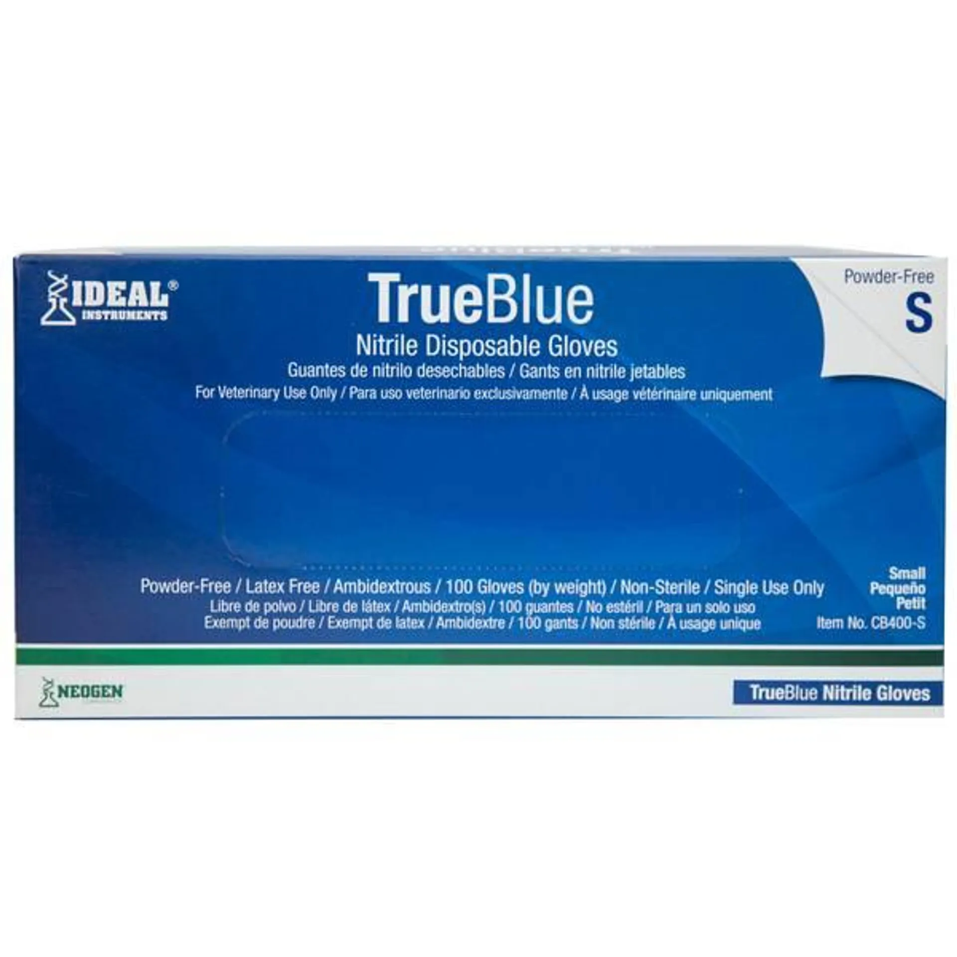 TrueBlue Nitrile Disposable Gloves - 100 Count