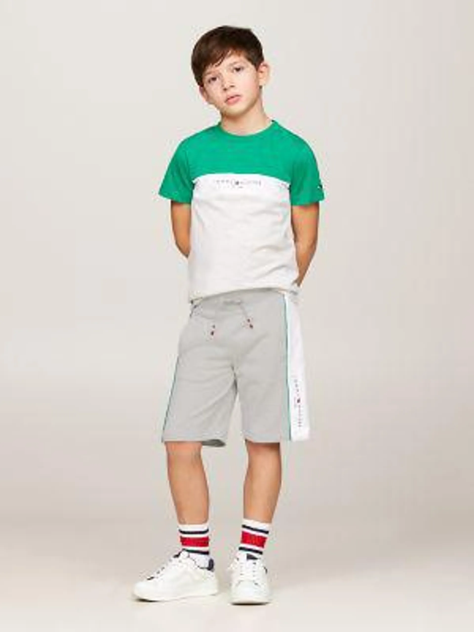 Kids' Colorblock T-Shirt and Short Set