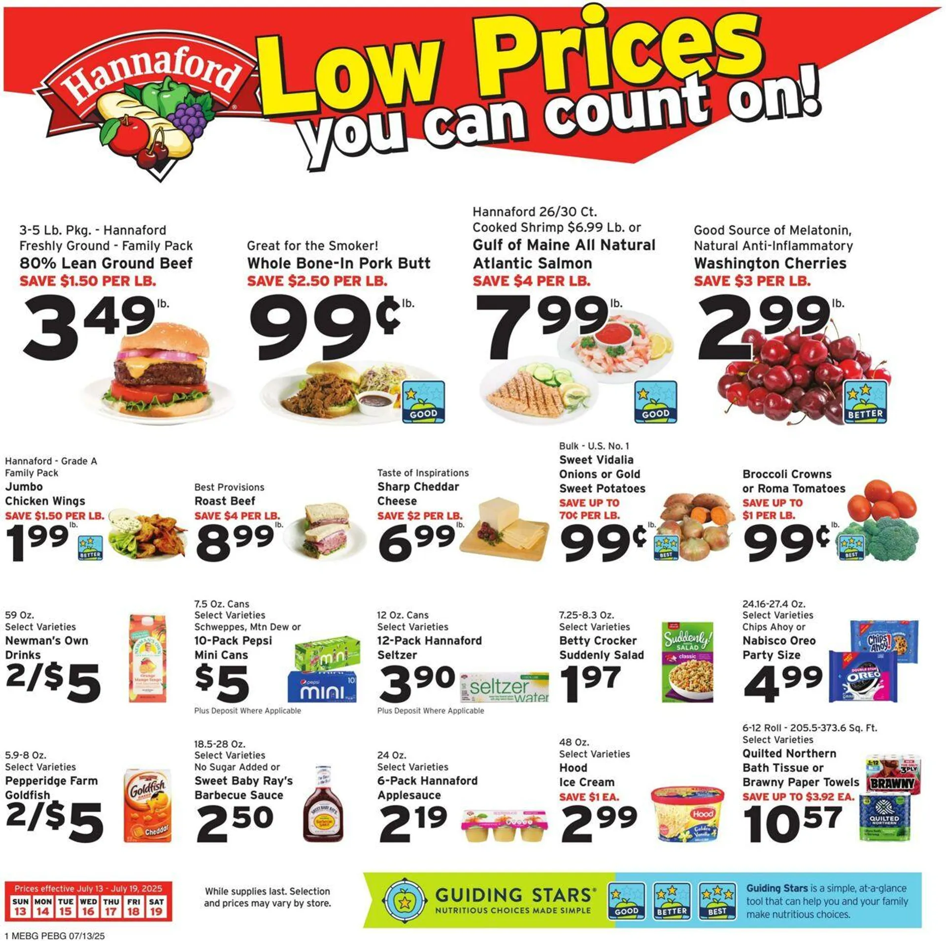 Weekly ad Hannaford Current weekly ad from July 13 to July 19 2025 - Page 1