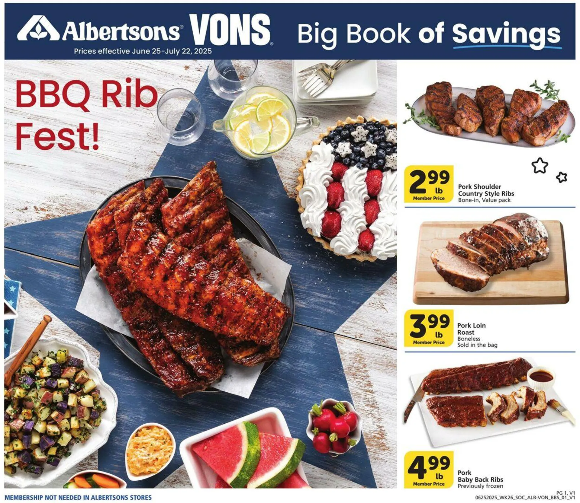 Weekly ad Vons Current weekly ad from June 25 to July 22 2025 - Page 1