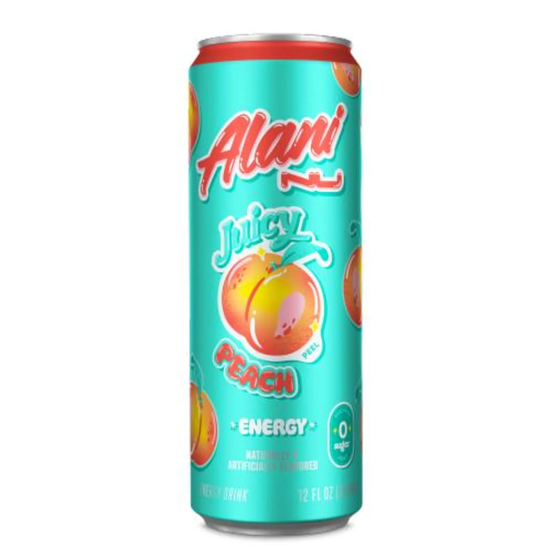 Alani NU Juicy Peach Energy Drink Can