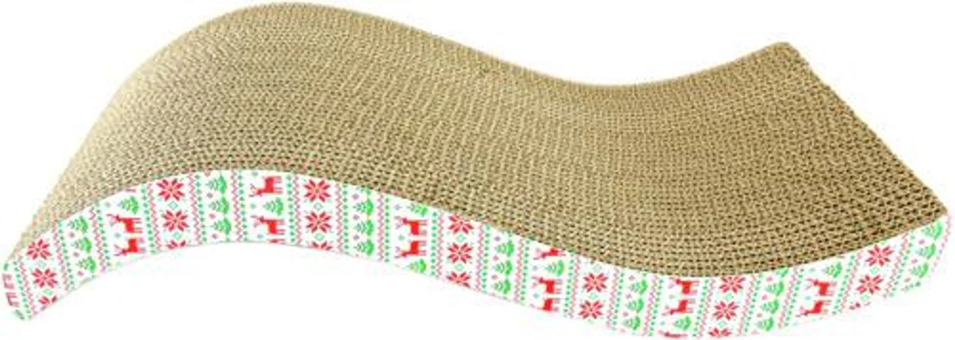 Play On Holiday Cat Toy Scratcher Fair Isle