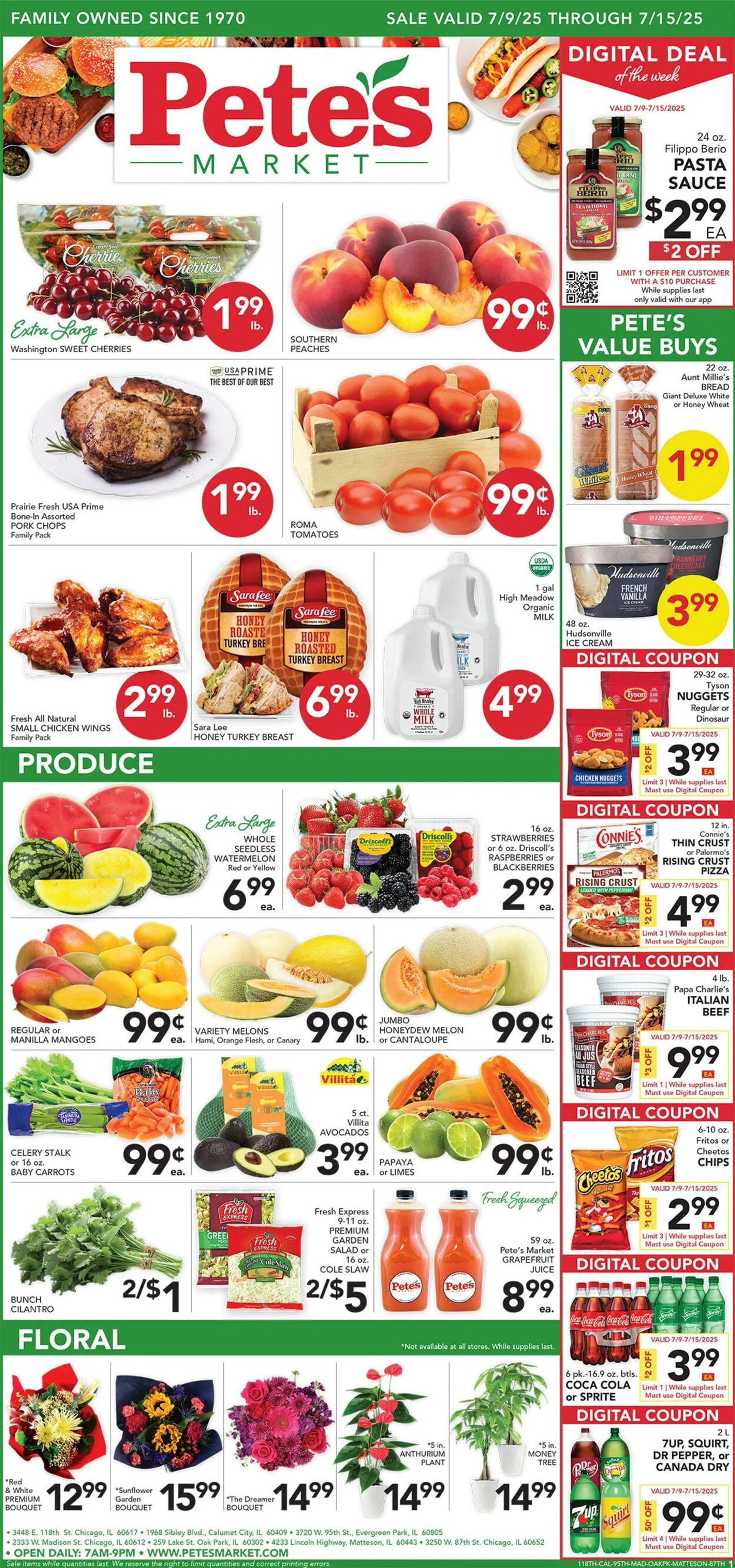 Weekly ad Pete's Fresh Market Current weekly ad from July 2 to July 8 2025 - Page 1