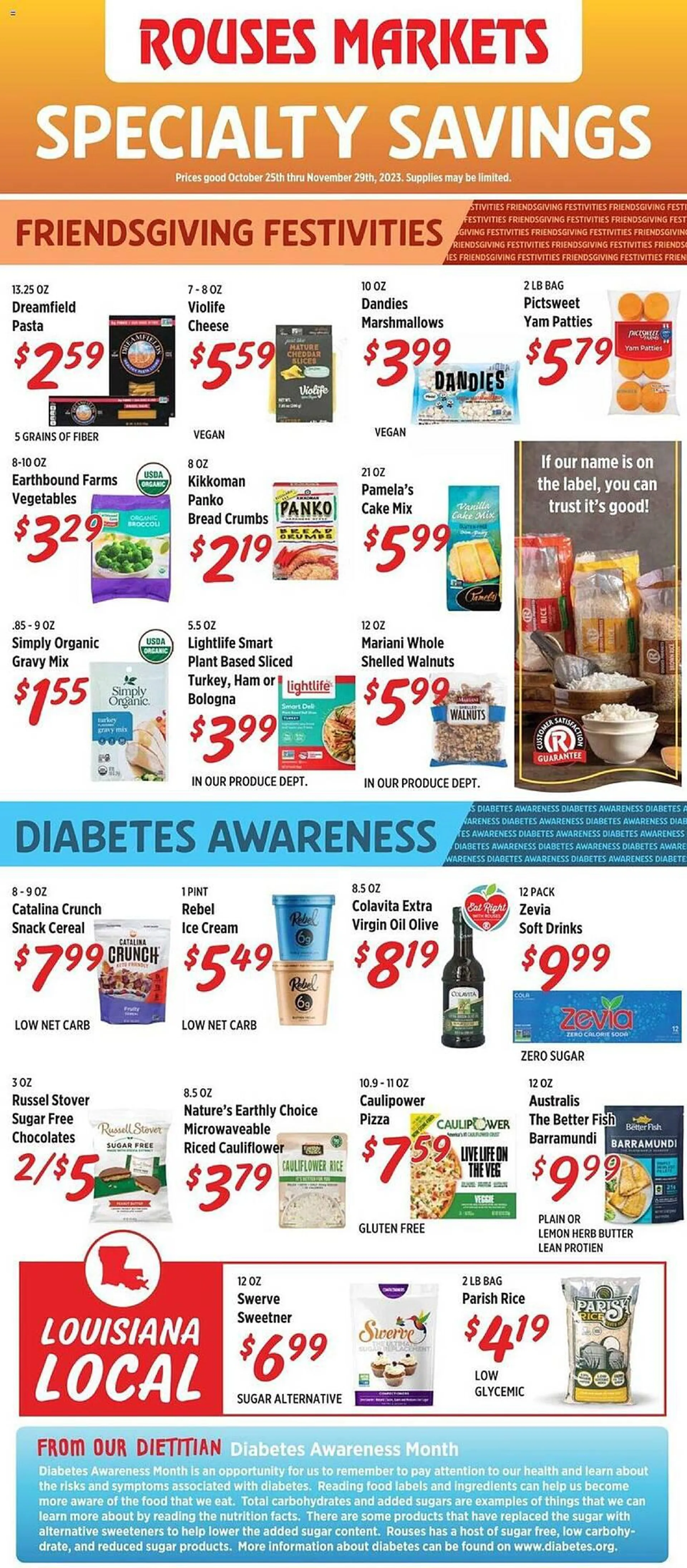 Rouses Weekly Ad valid until November 29, 2023