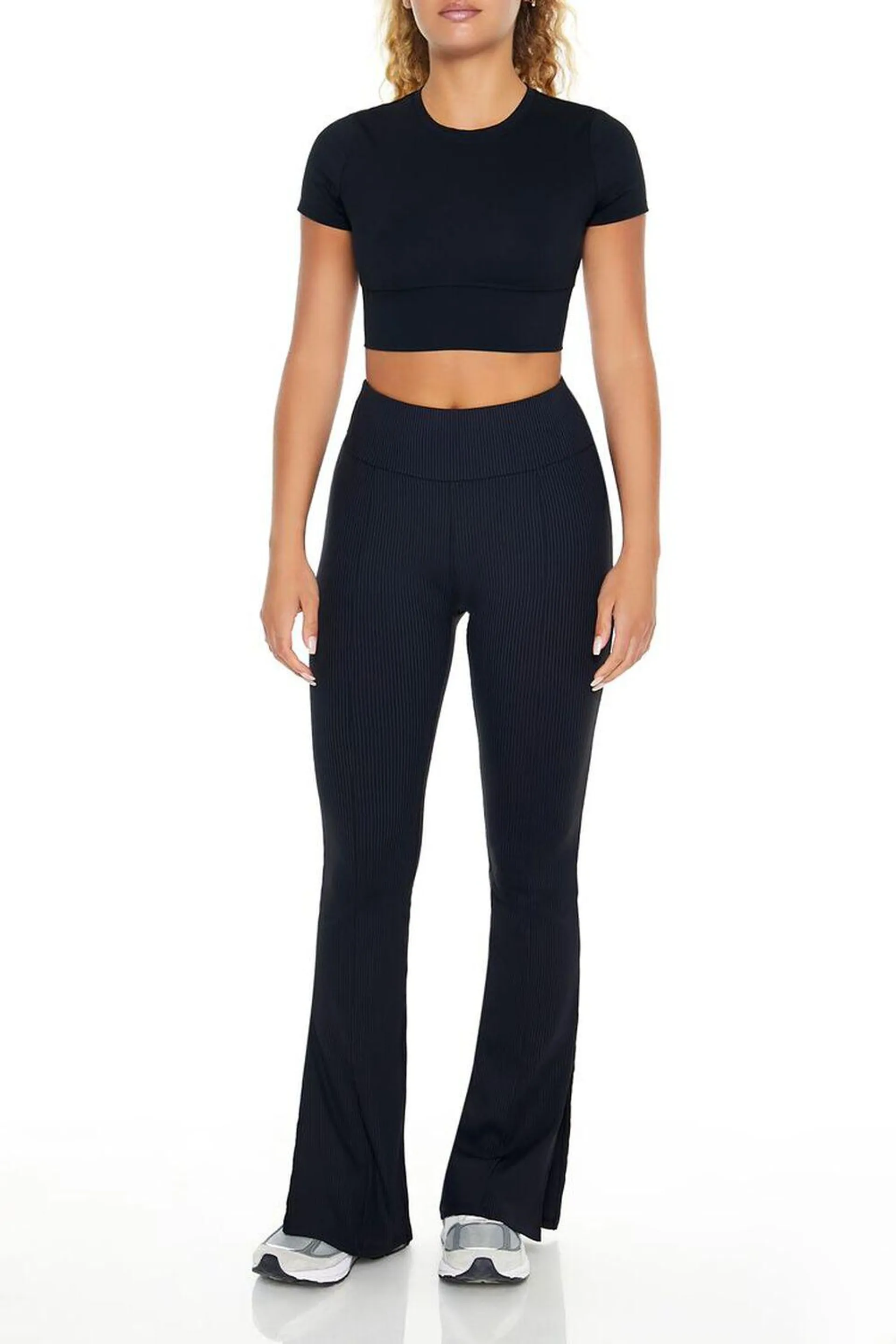 Active Split-Hem Flare Leggings