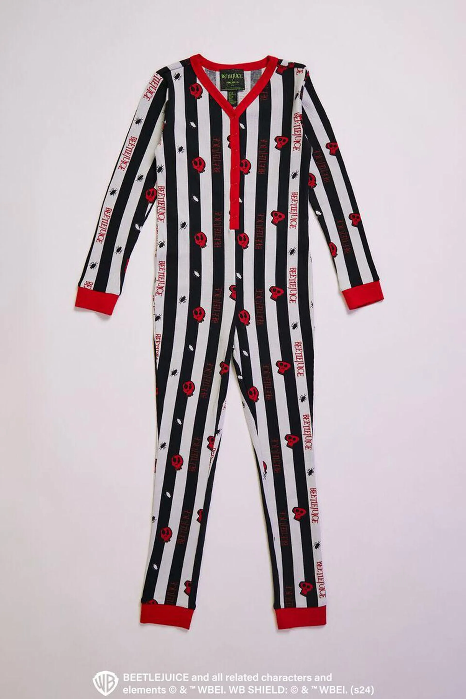 Girls Beetlejuice Beetlejuice Pajama Jumpsuit (Kids)