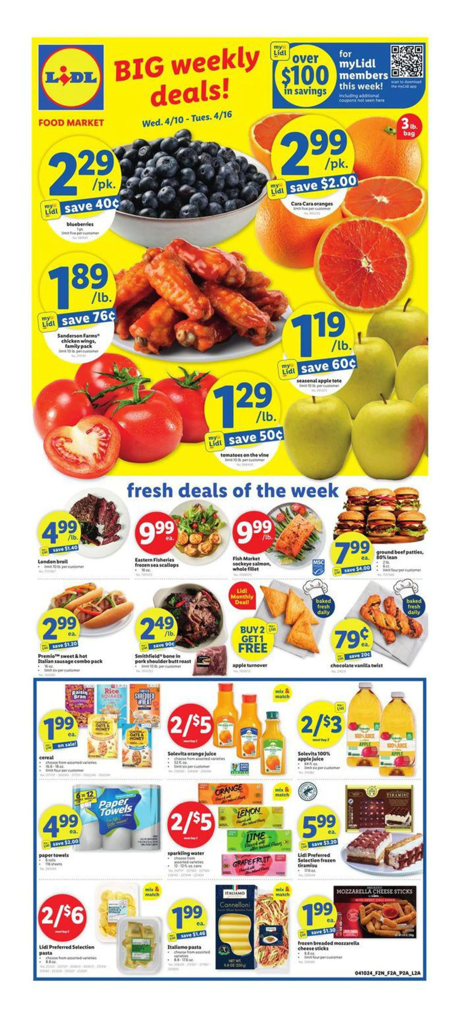 Weekly ad Big Weekly Deals from April 10 to April 16 2024 - Page 1
