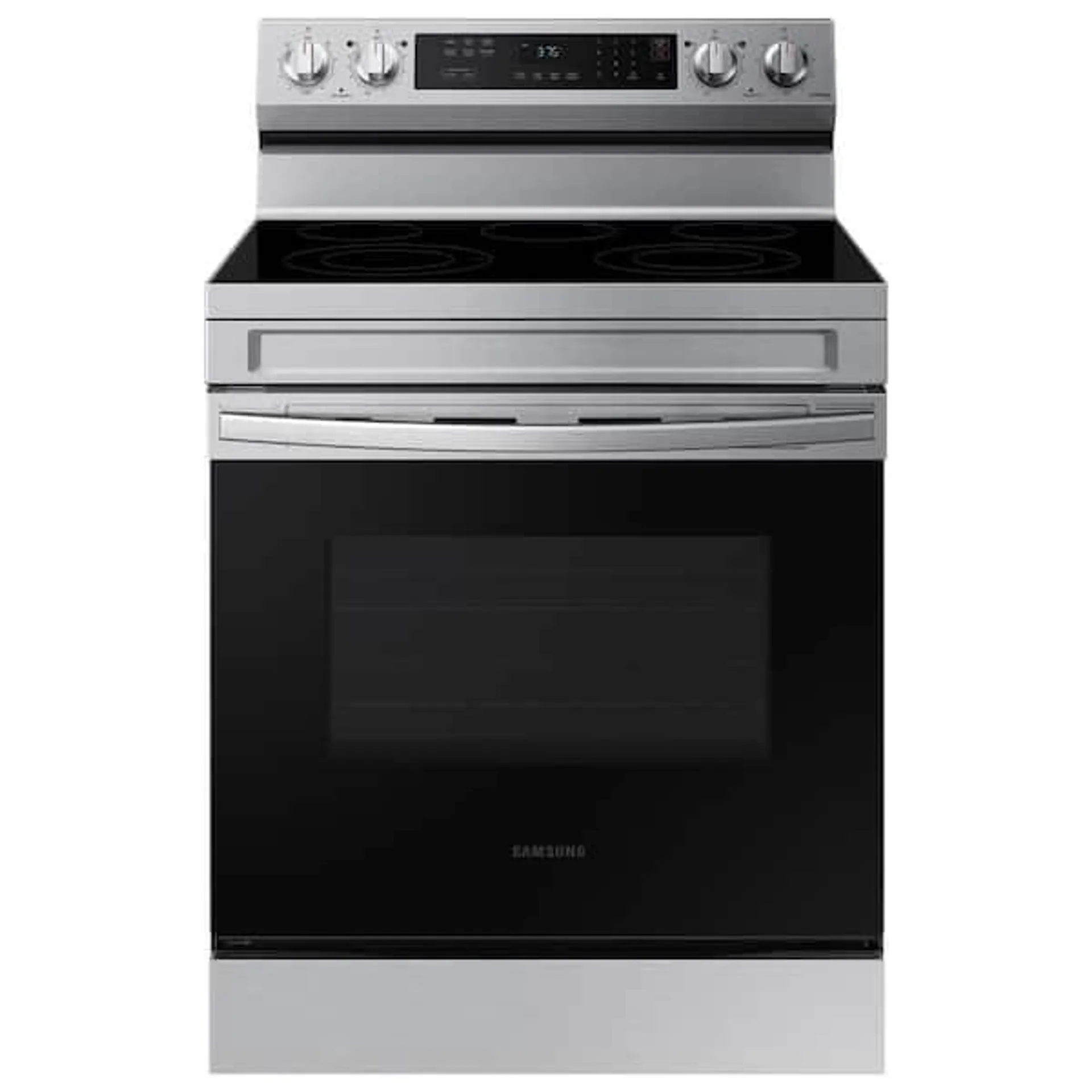 6.3 cu.ft. 5 Burner Element Smart Freestanding Electric Range with Rapid Boil and Self Clean in Stainless Steel