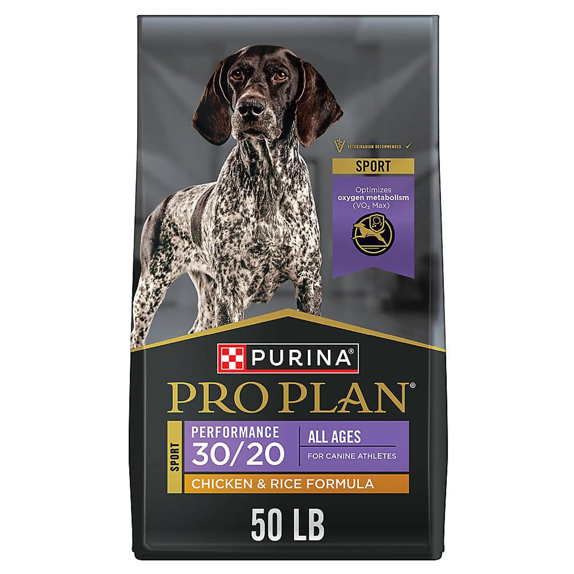 Purina Pro Plan Sport Adult Dry Dog Food - High Calorie, High Protein, Chicken & Rice