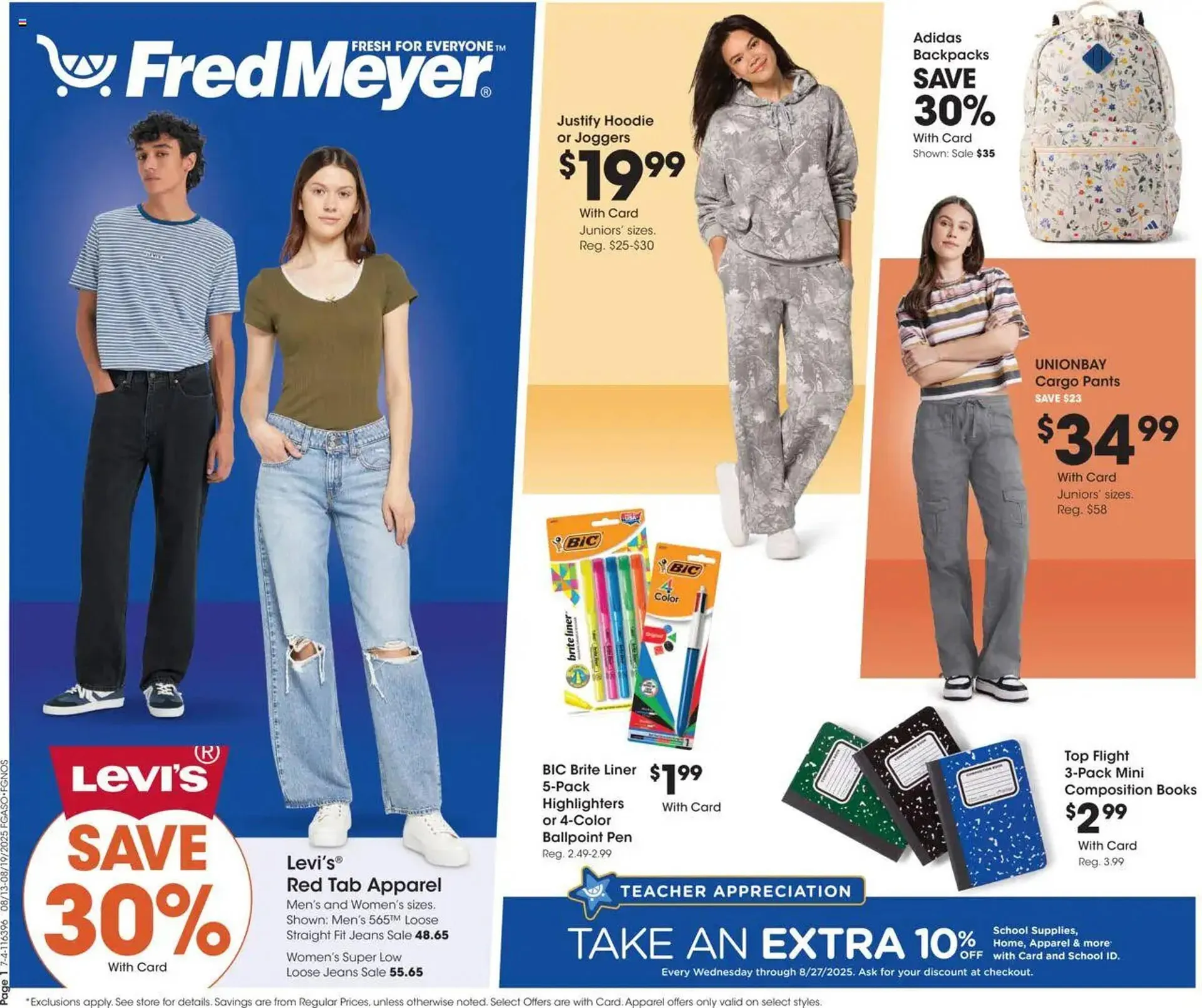 Weekly ad Fred Meyer Weekly Ad from August 13 to August 20 2025 - Page 1
