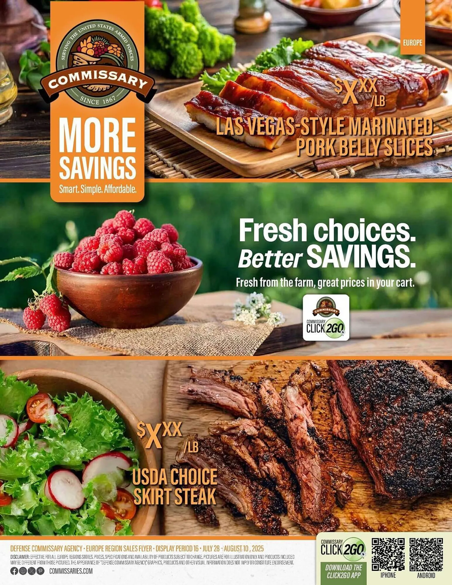 Weekly ad Commissary Weekly Ad from July 28 to August 10 2025 - Page 1