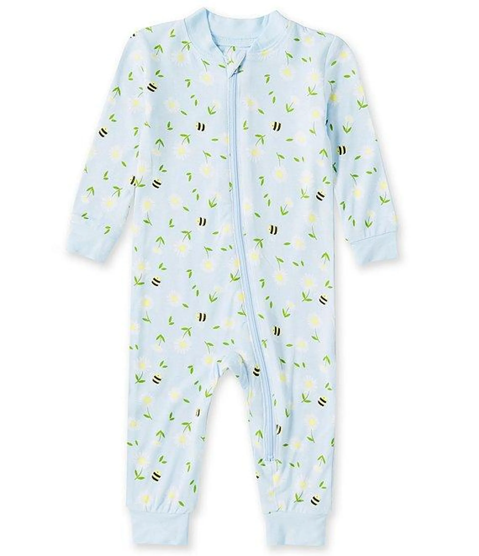 Baby Girls 12-24 Months Long-Sleeve Daisy Coveralls