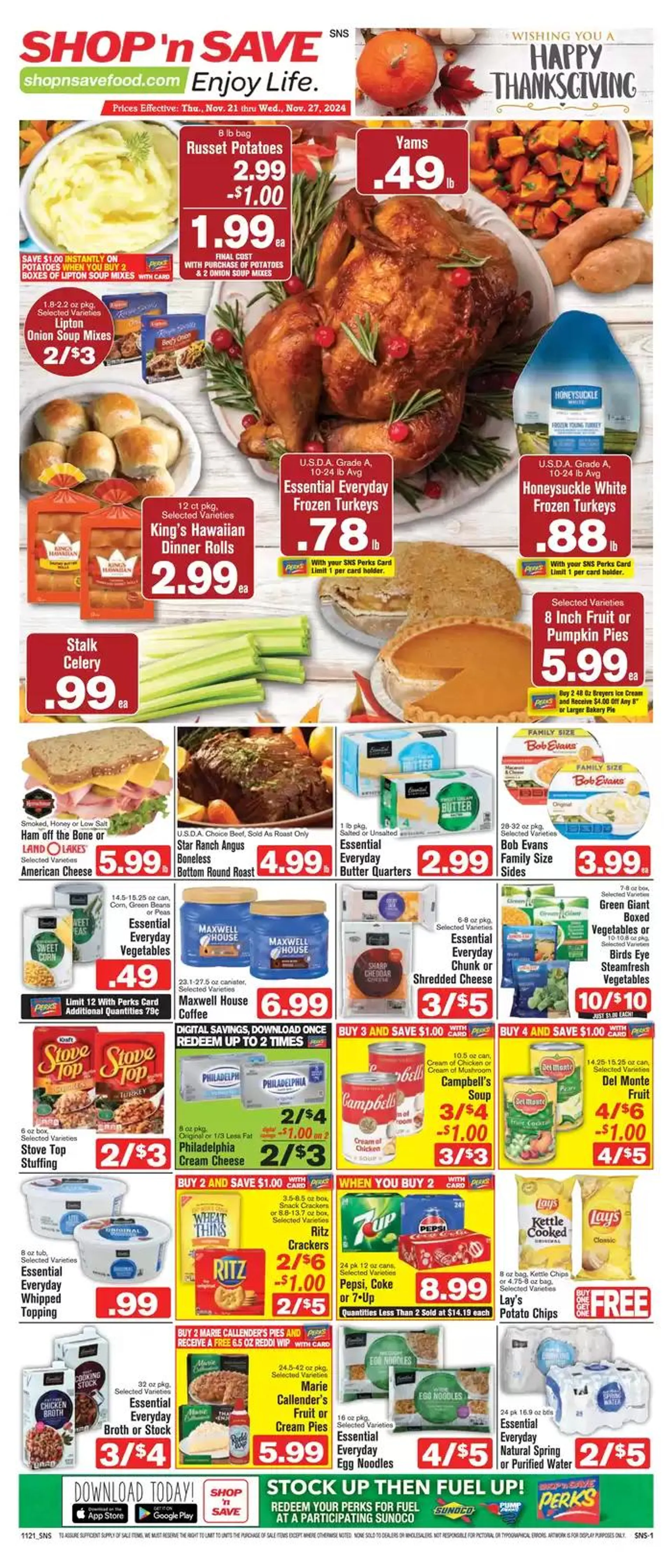 Weekly ad Shop 'n Save Weekly ad from November 21 to December 5 2024 - Page 1