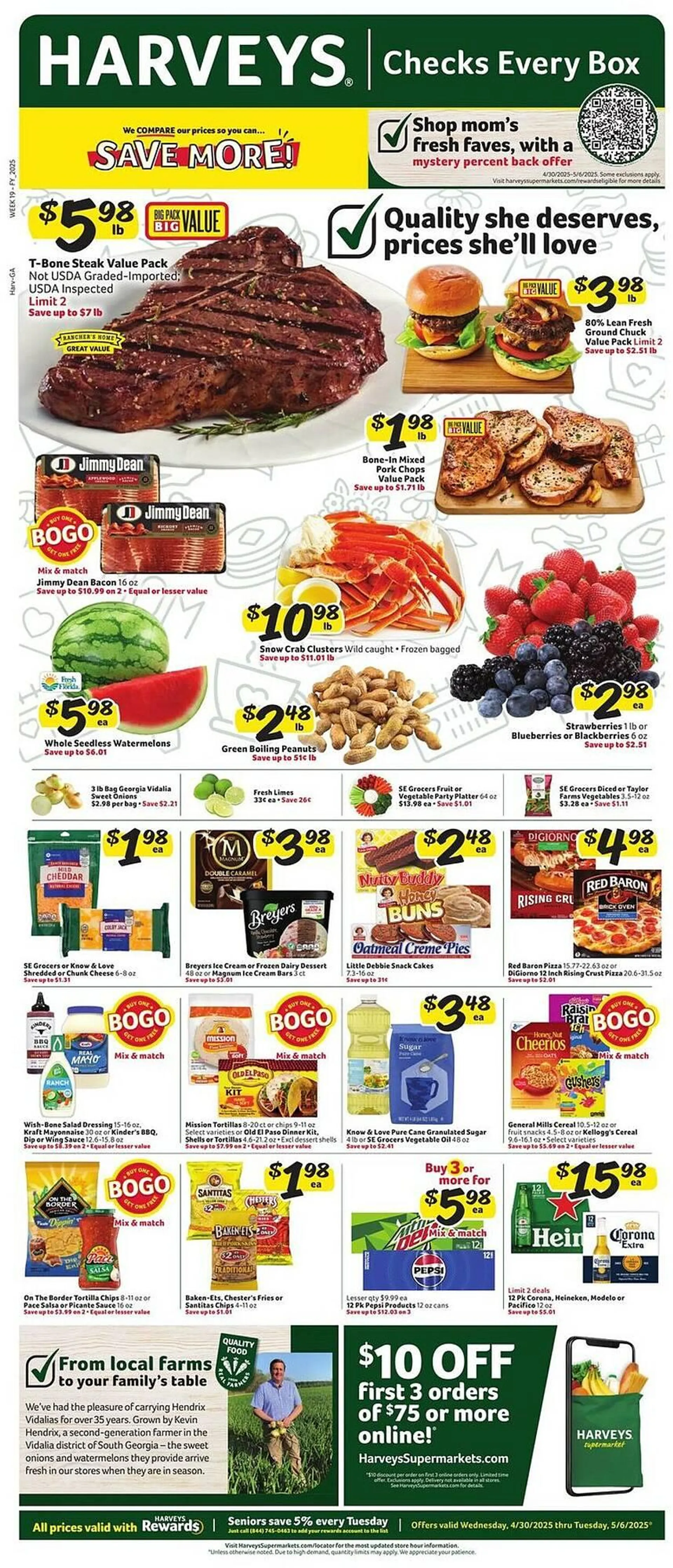Harveys Supermarkets Weekly Ad - 1