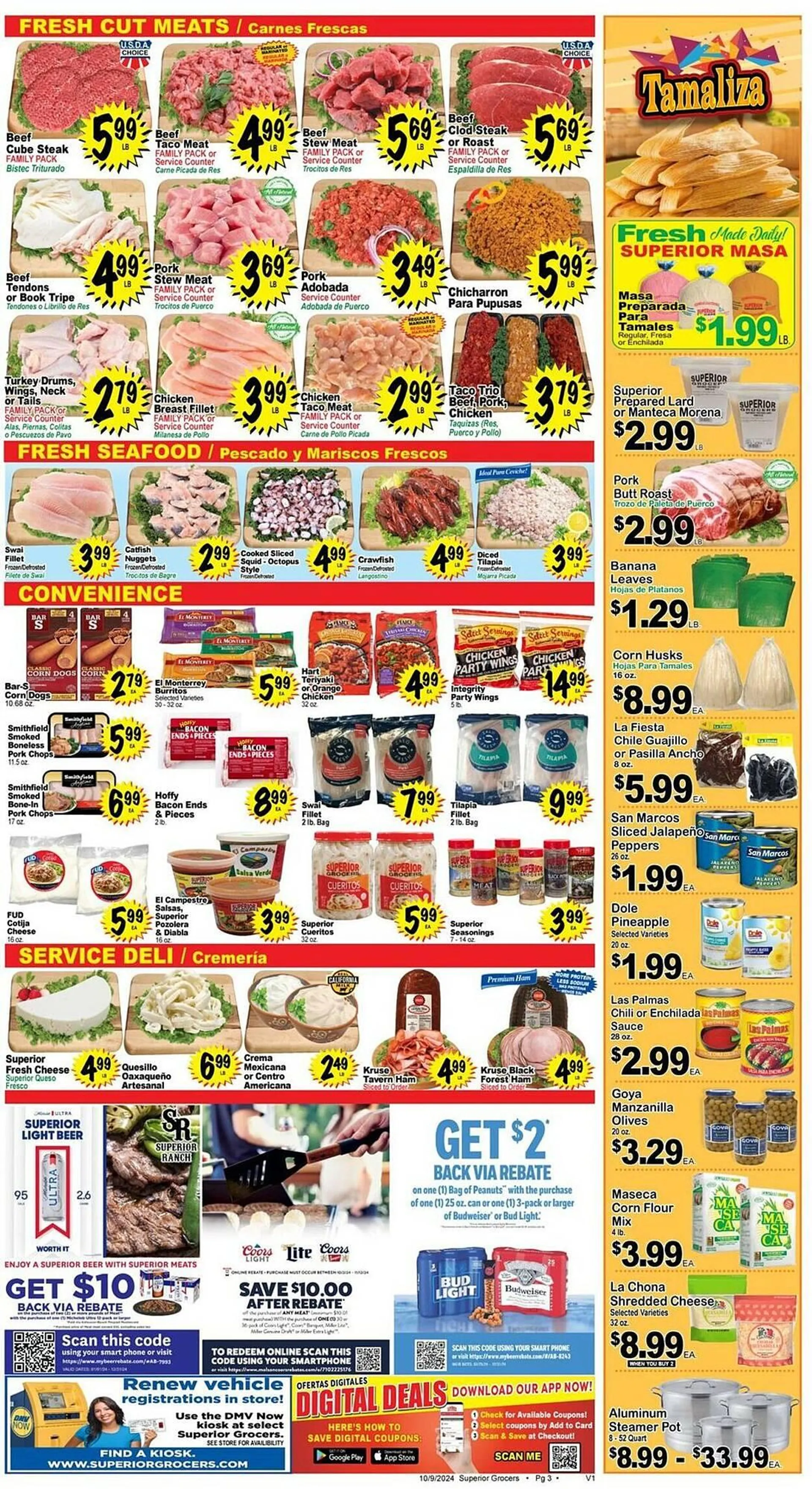 Weekly ad Superior Grocers Weekly Ad from October 9 to October 15 2024 - Page 3