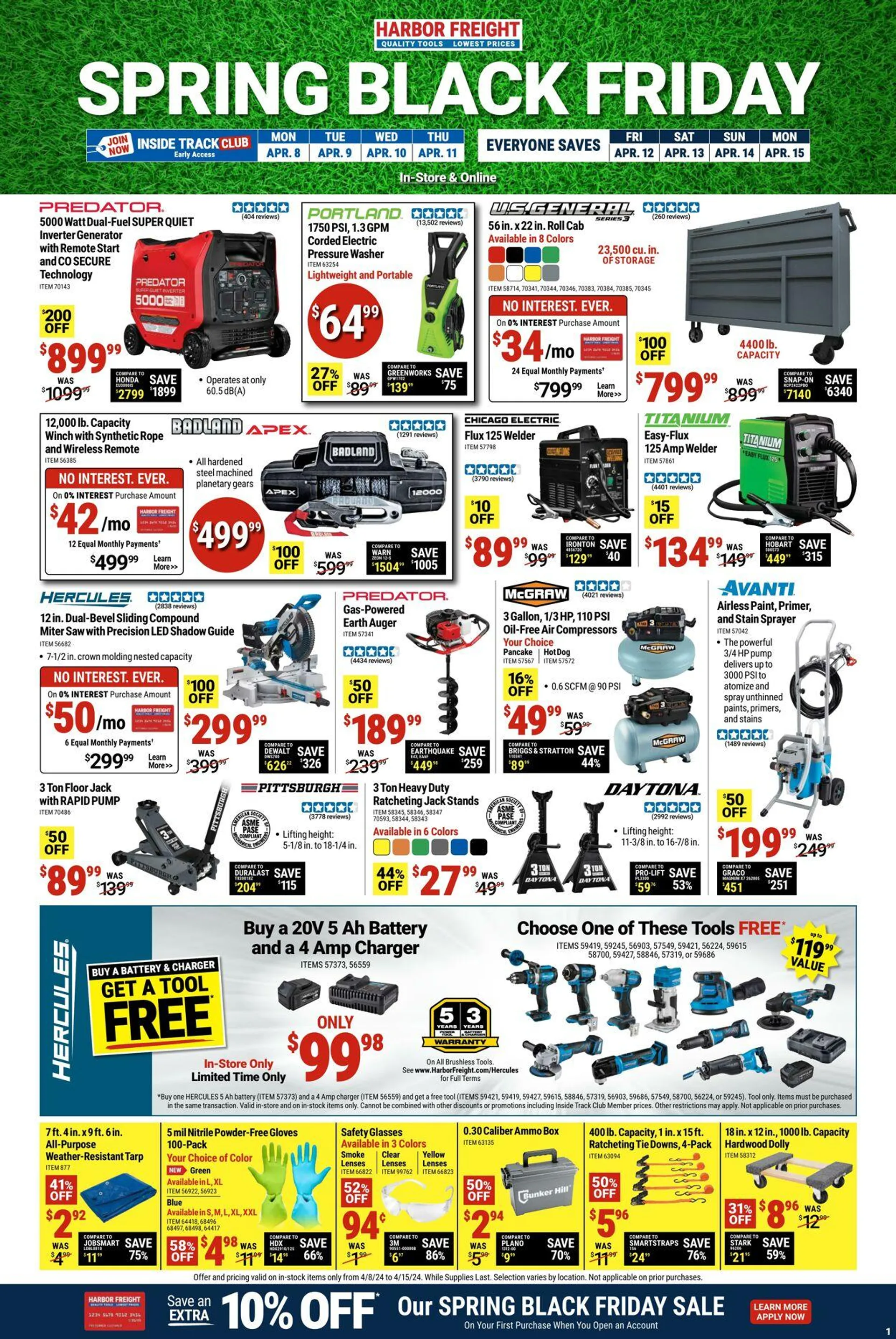 Harbor Freight Current weekly ad - 1
